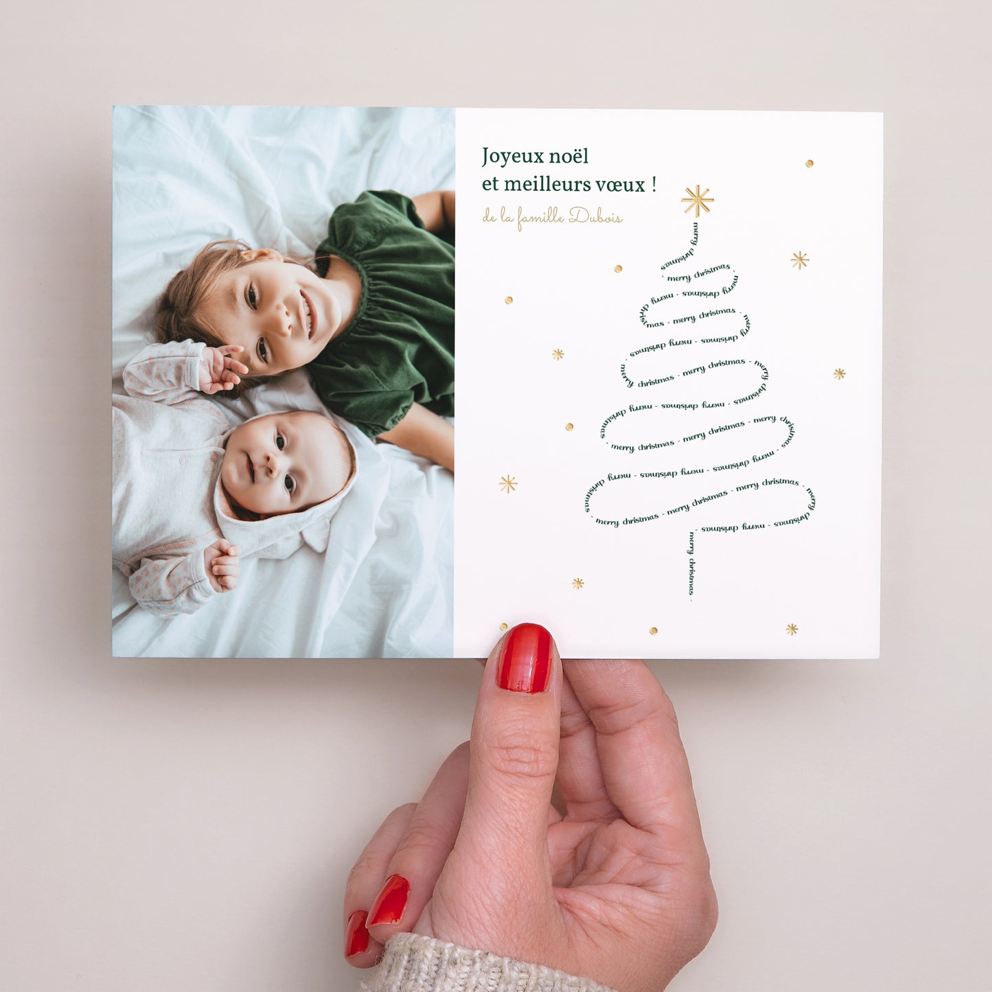 Carte de voeux Fin d'année Paysage Merry Christmas II photo N° 3