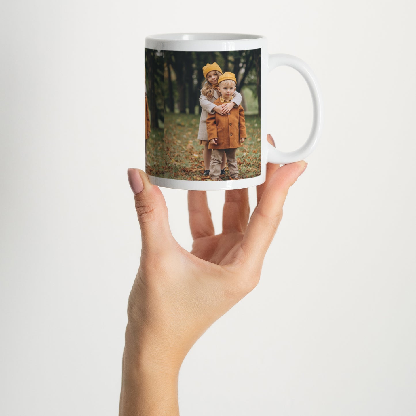 Mug Fin d'année Blanc Esprit de Noël photo N° 2