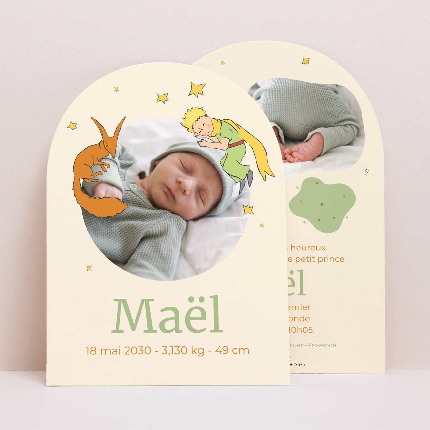 Faire-part Naissance Petite arche Les compagnons photo N° 1