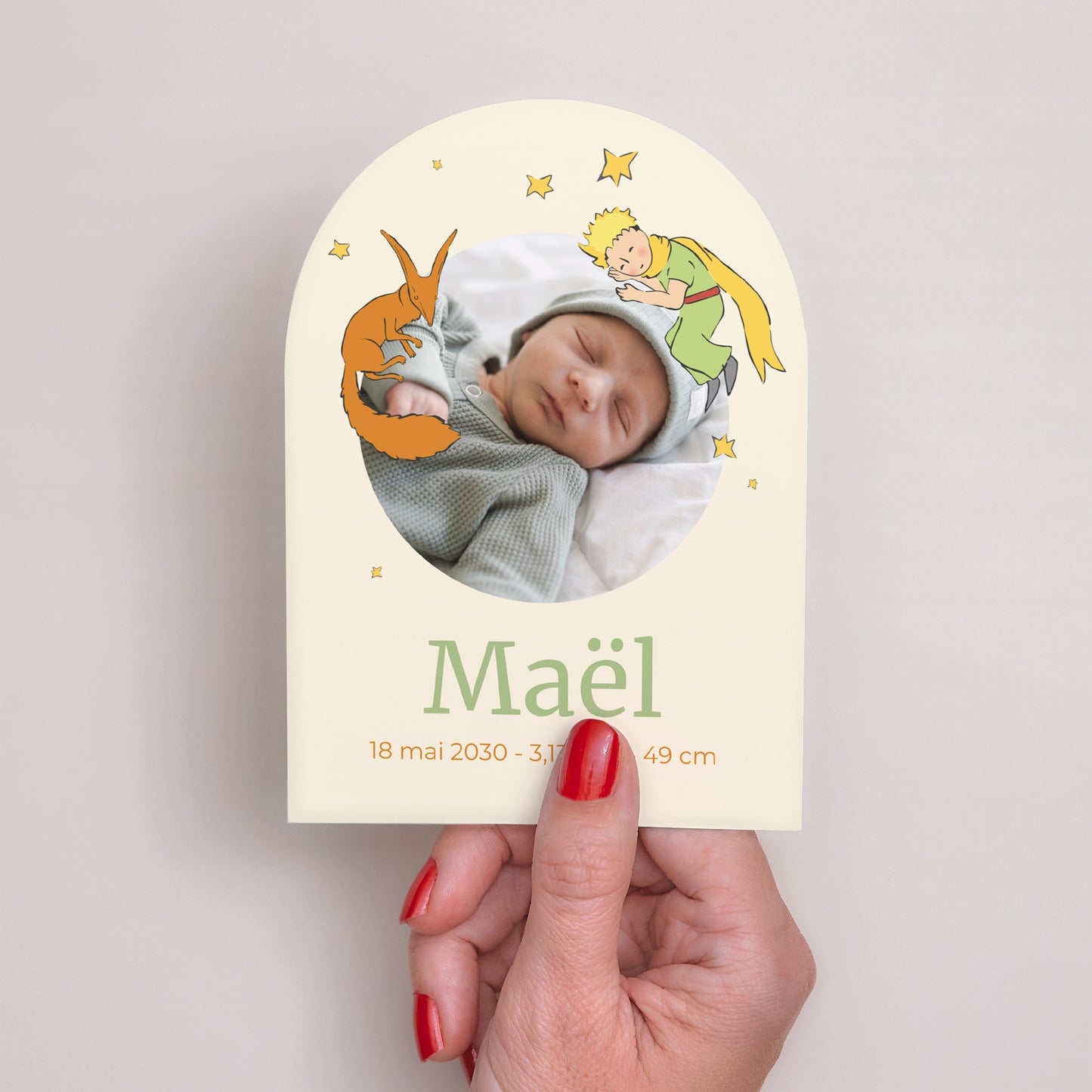 Faire-part Naissance Petite arche Les compagnons photo N° 2