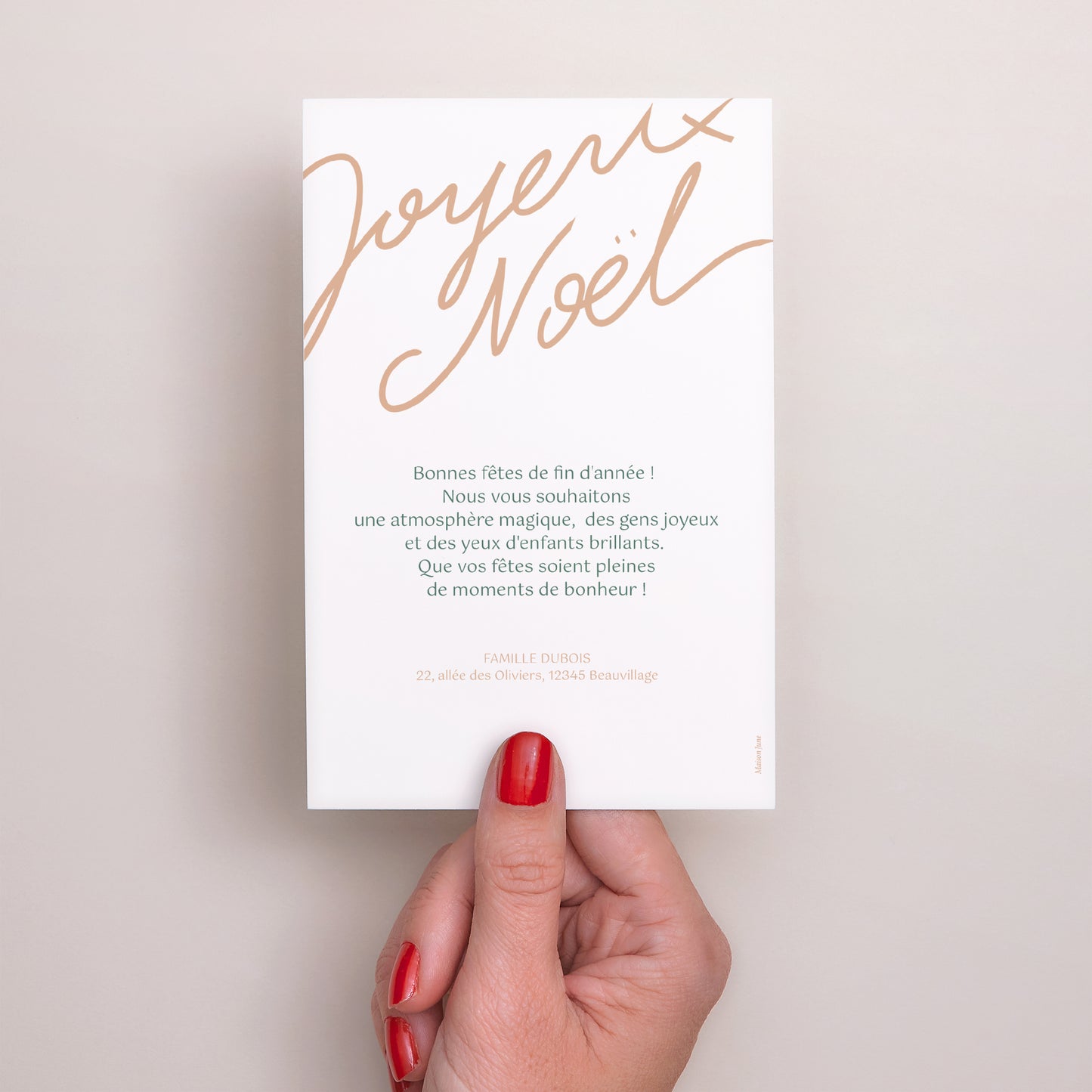 Carte de Noel Fin d'année Portrait Noël en famille photo N° 3