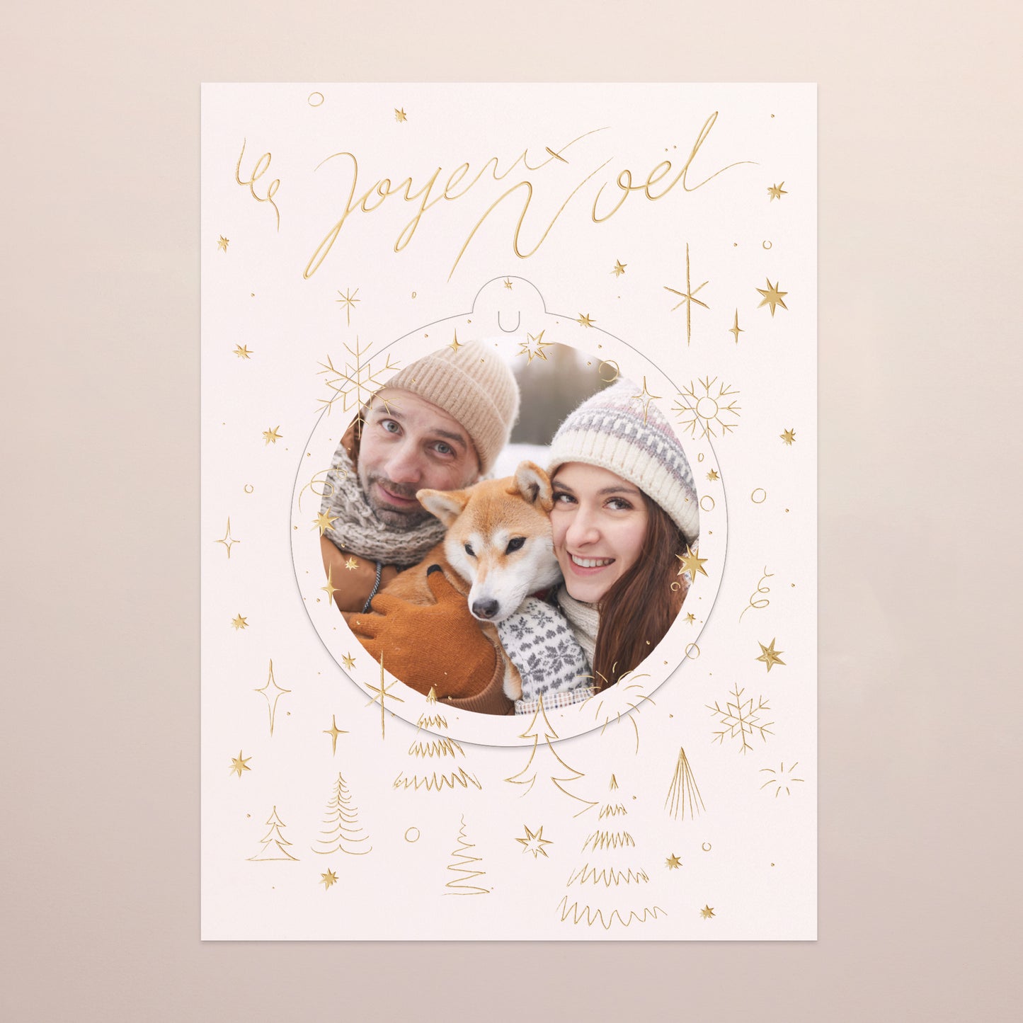 Carte de voeux Fin d'année Détachable Rayonnement de Noël II photo N° 2