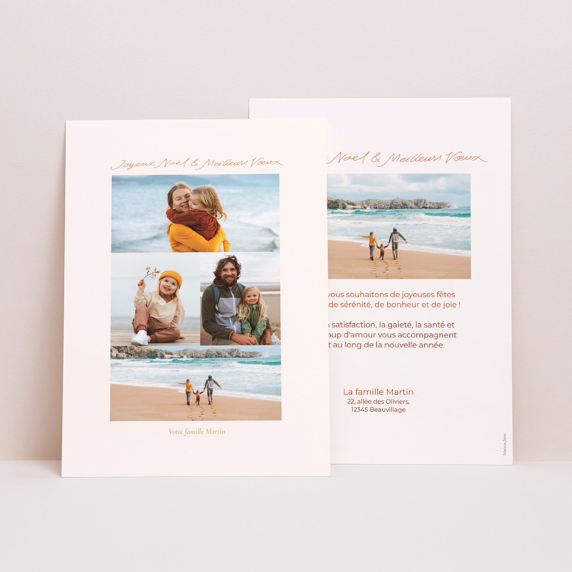 Carte de Noel Fin d'année Portrait Denver photo N° 1