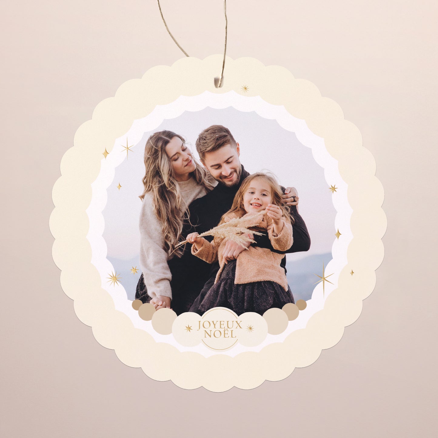 Carte de Noel Fin d'année À suspendre Douceur hivernale photo N° 1