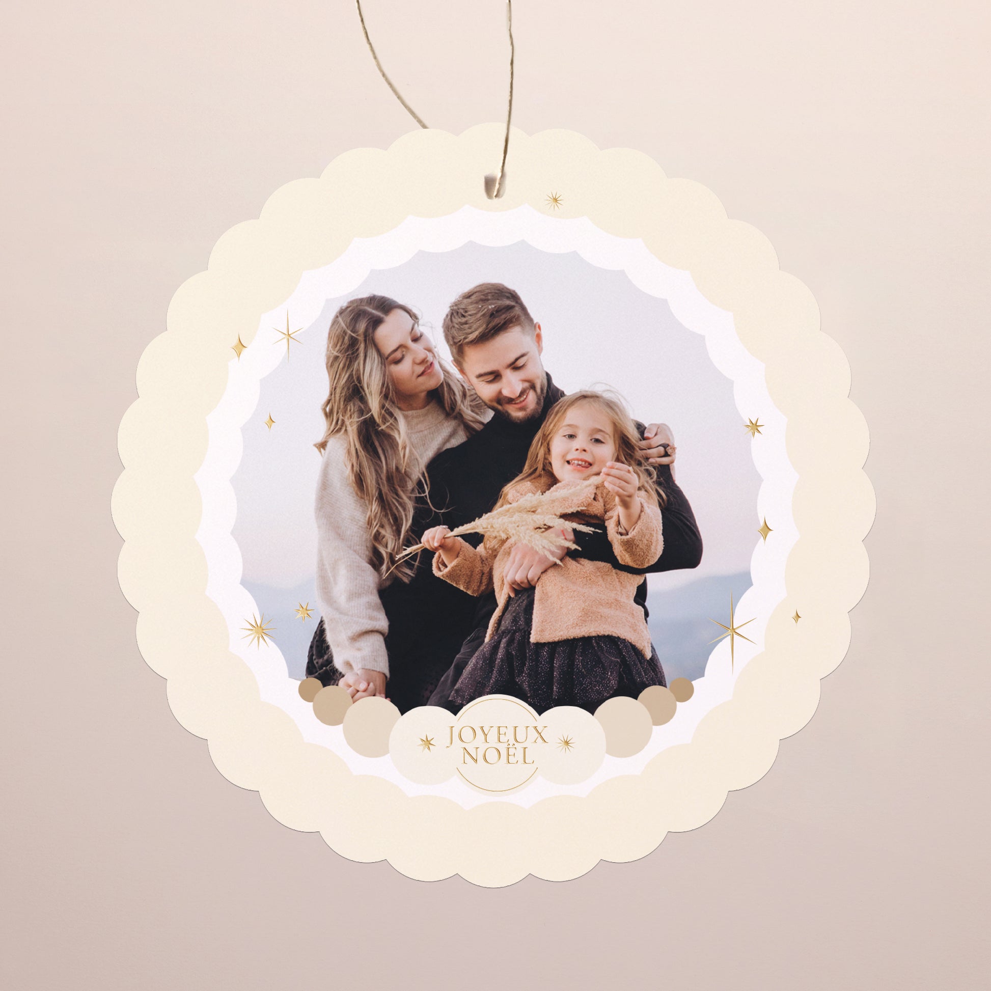 Carte de Noel Fin d'année À suspendre Douceur hivernale photo N° 1