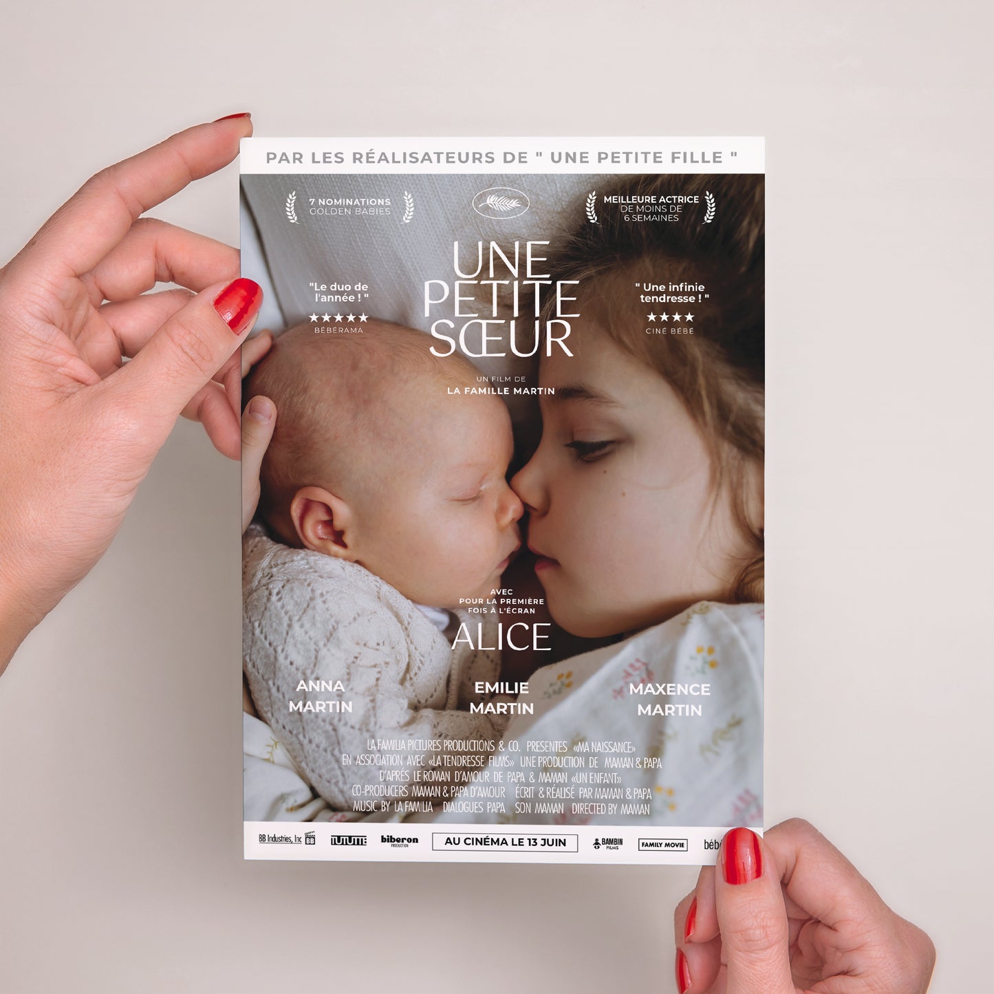 Faire-part Naissance Grand format rectangle Long-métrage photo N° 2