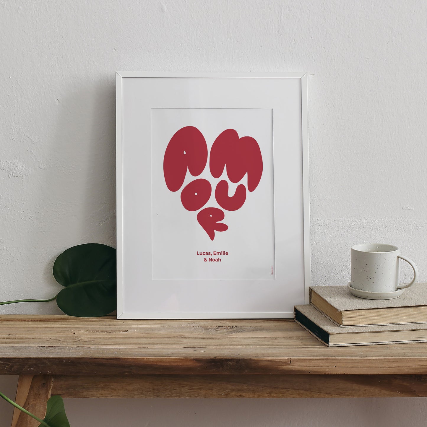 Affiche Objets Portrait Cœur d'amour III photo N° 3