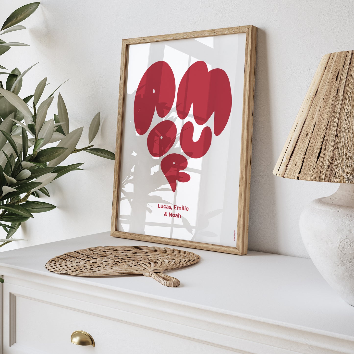 Affiche Objets Portrait Cœur d'amour III photo N° 5