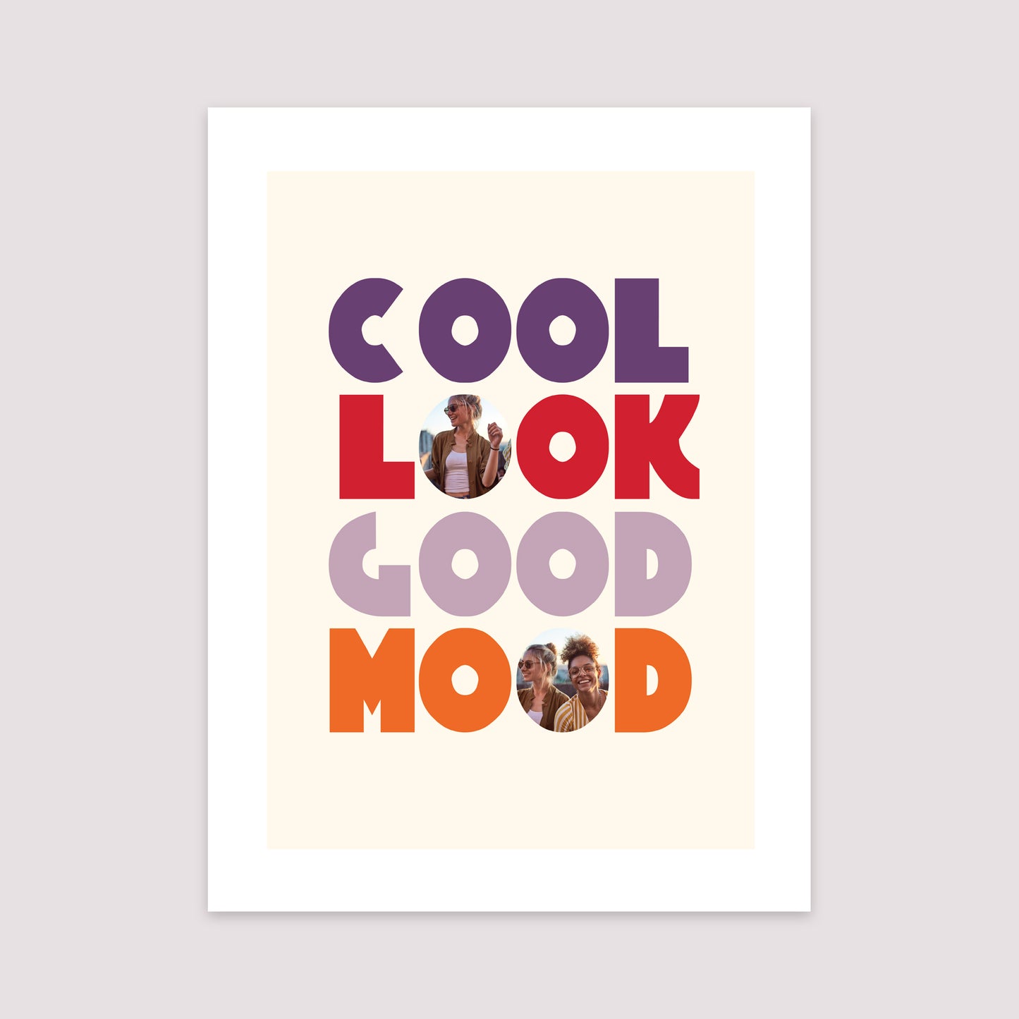 Affiche Portrait 30 x 40 cm Cool look good mood photo N° 2