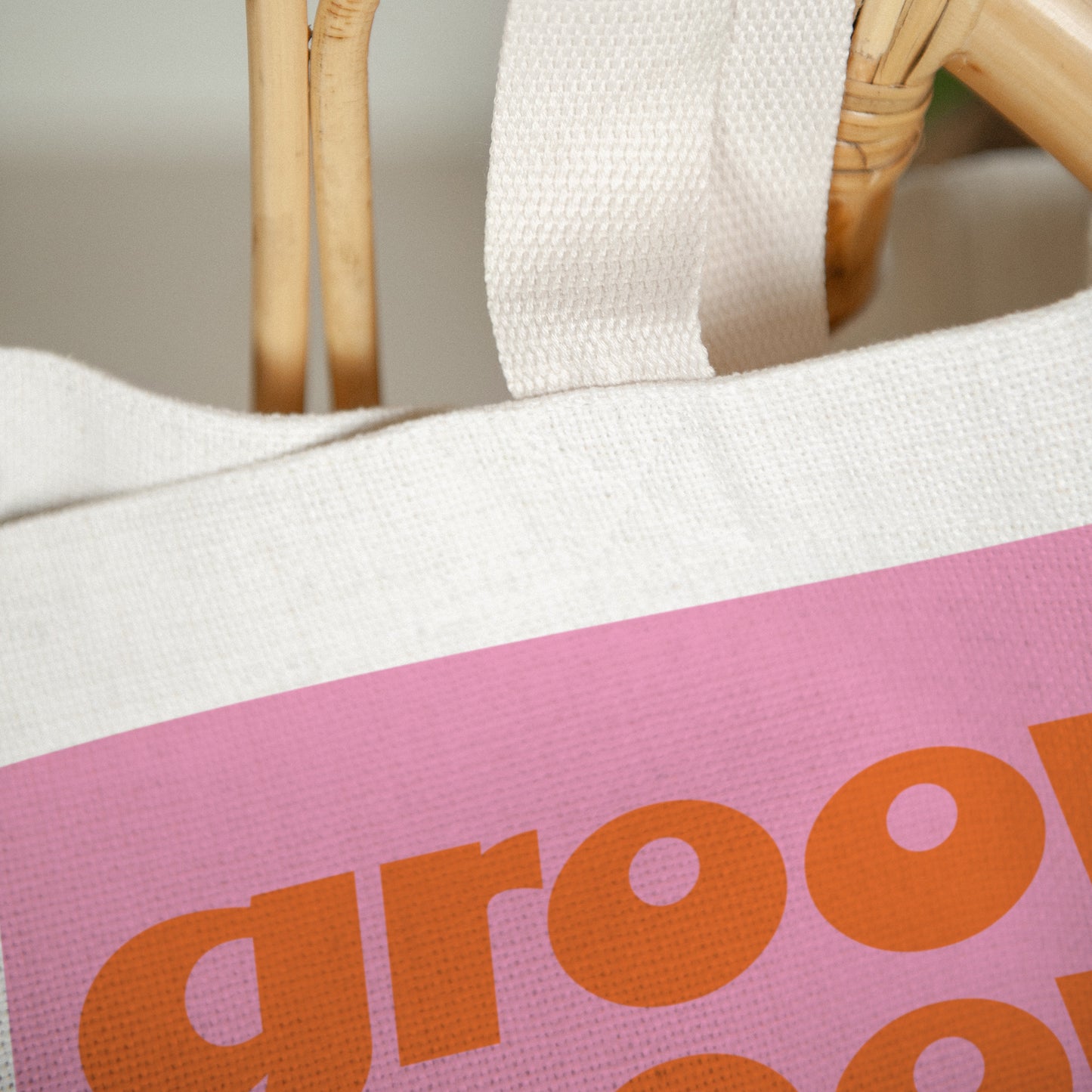 Tote bag Objets Anse en toile Groove moove photo N° 3
