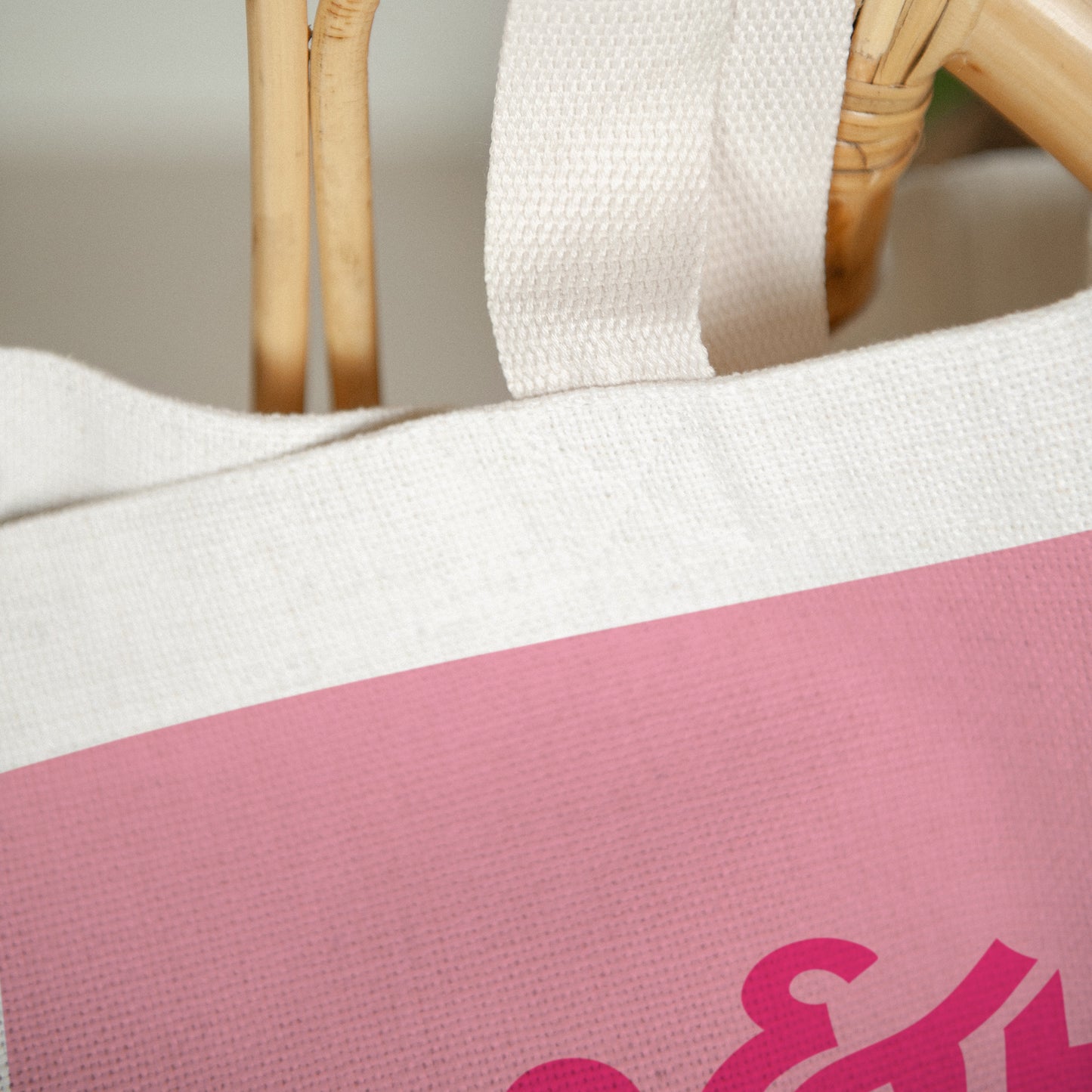 Tote bag Objets Anse en toile Together colors photo N° 3