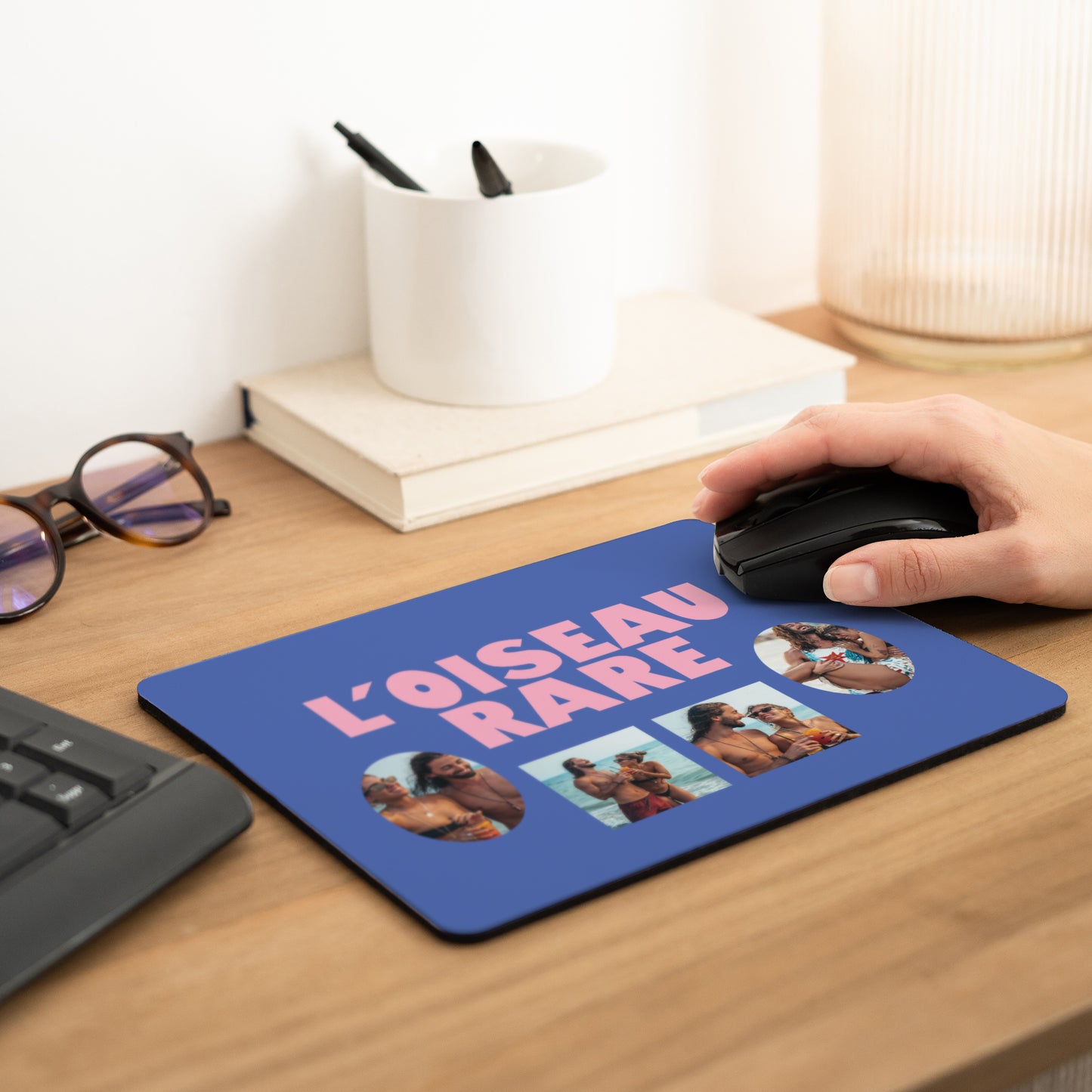 Tapis de souris Objets Rectangle L'oiseau rare photo N° 2