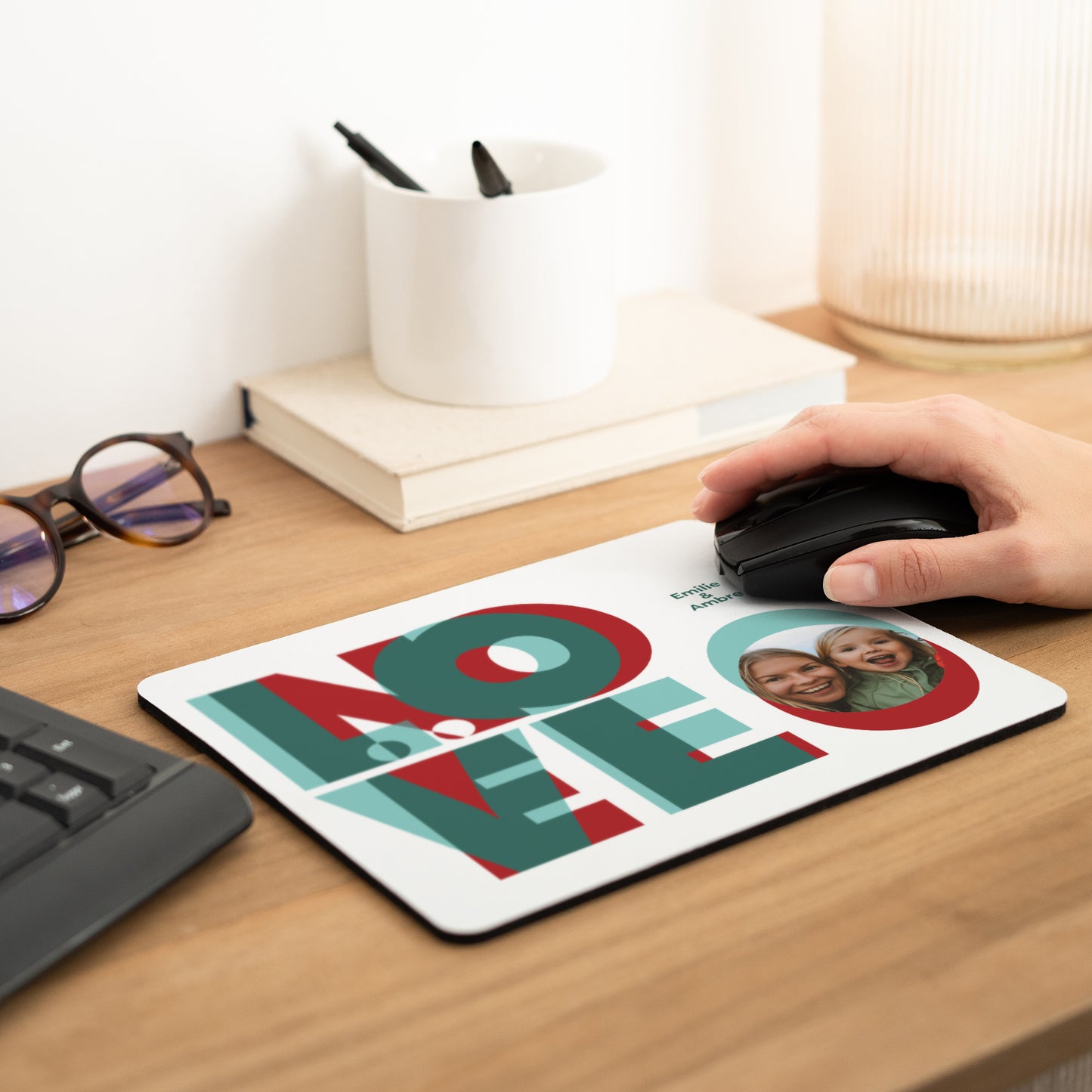 Tapis de souris Objets Rectangle LOVE NOËL II photo N° 2