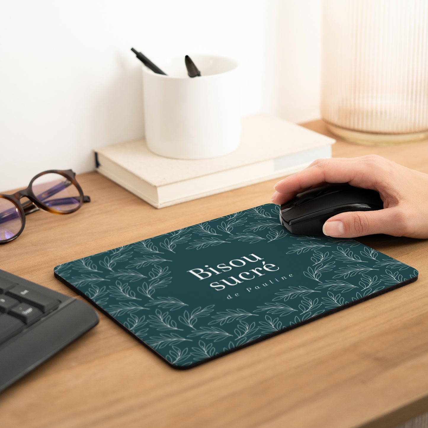 Tapis de souris Objets Rectangle Bisou sucré photo N° 2