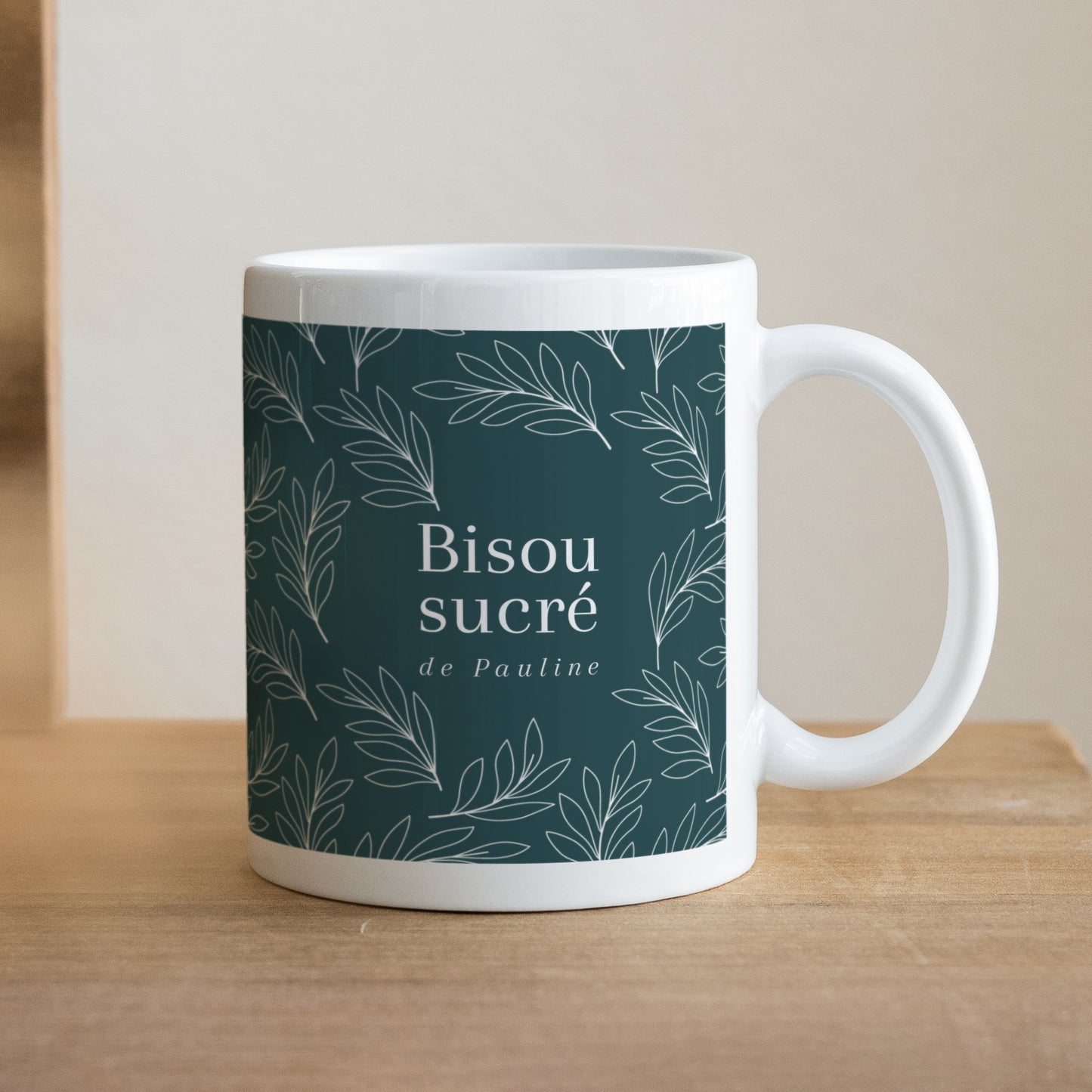 Mug Objets Blanc Bisou sucré photo N° 1