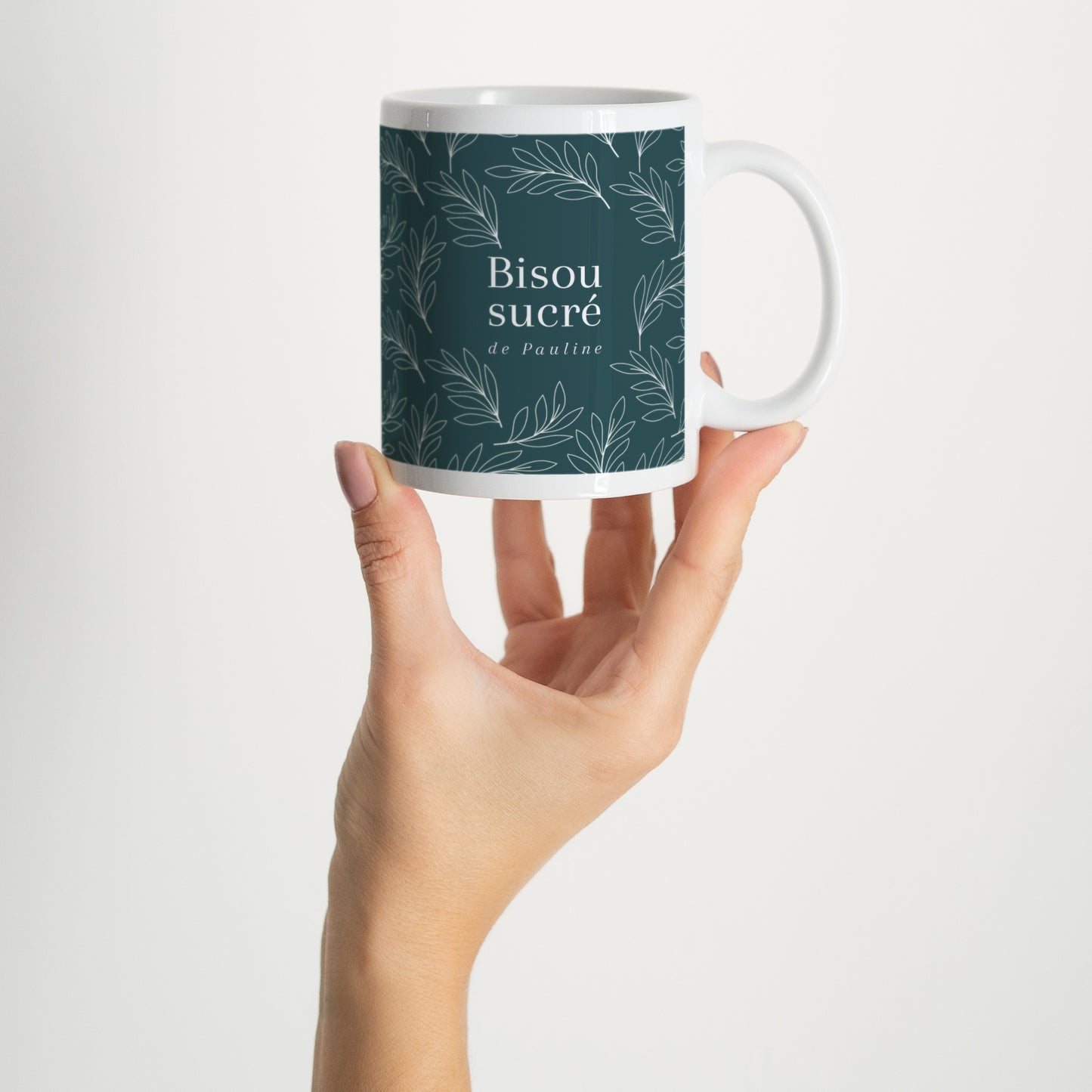 Mug Objets Blanc Bisou sucré photo N° 2