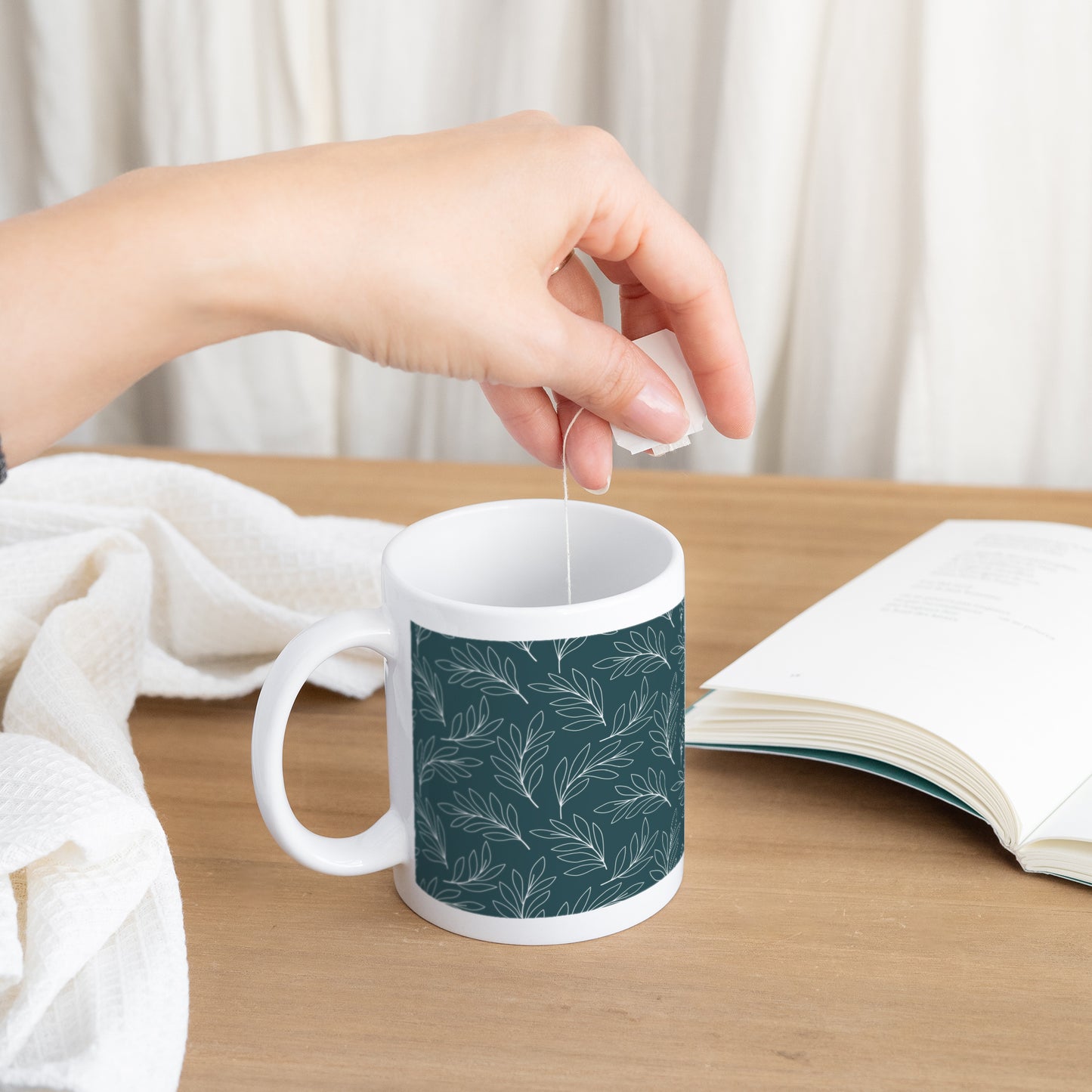 Mug Objets Blanc Bisou sucré photo N° 3