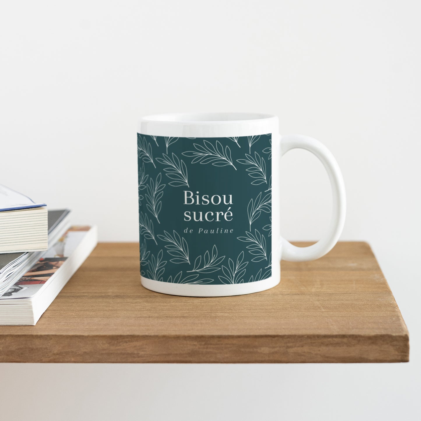 Mug Objets Blanc Bisou sucré photo N° 4
