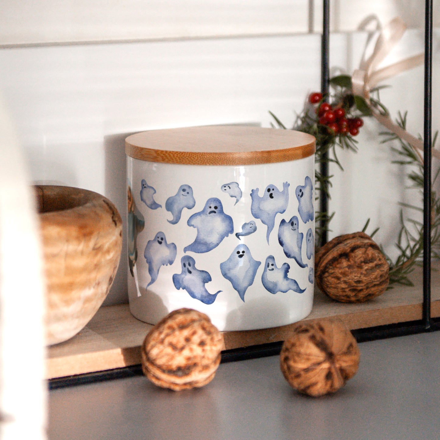 Pot en céramique Objets 48 cl Fantôme bleu photo N° 4