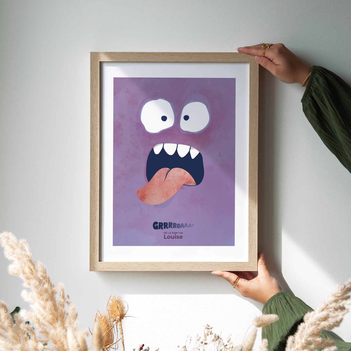 Affiche Objets Portrait Monstre violet photo N° 2