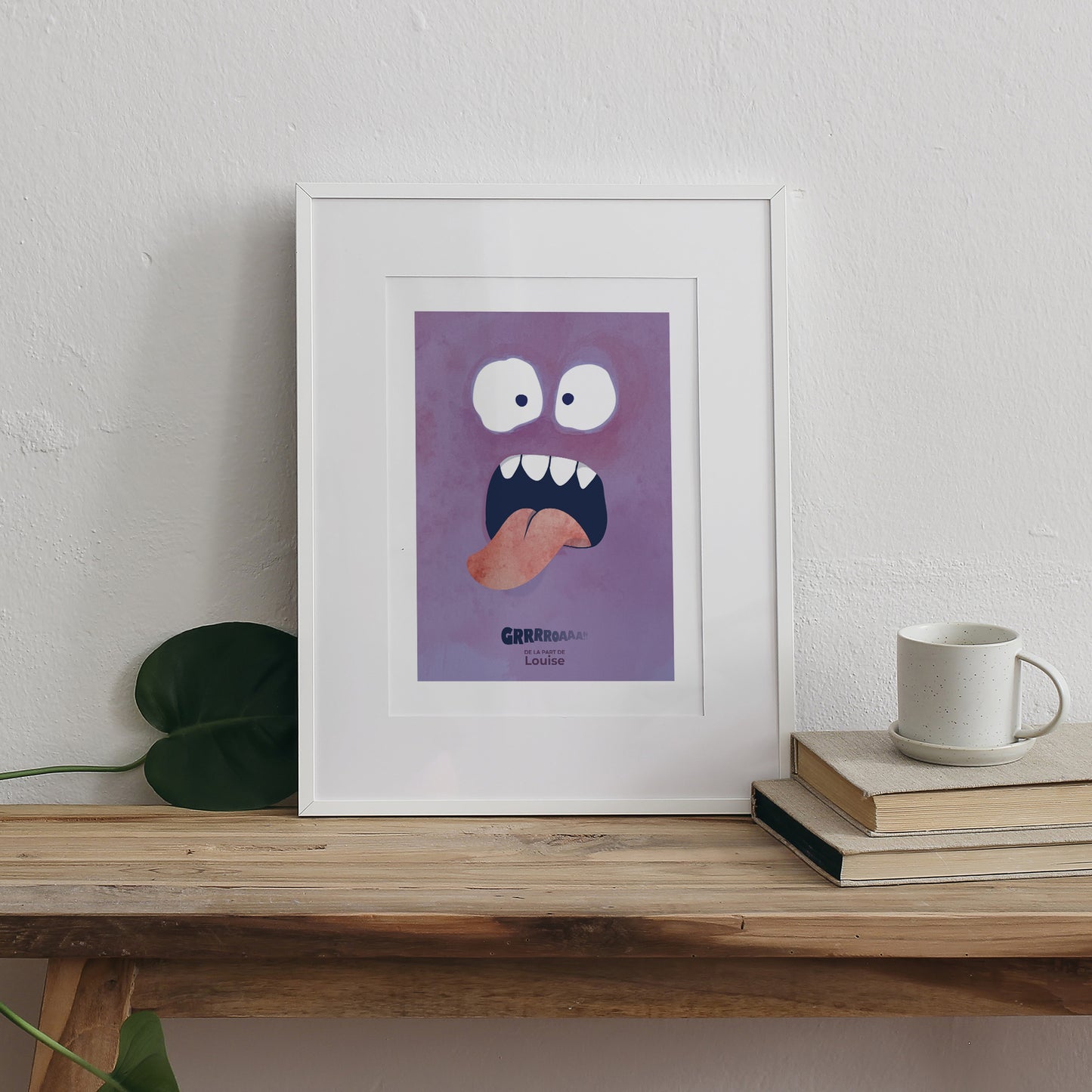 Affiche Objets Portrait Monstre violet photo N° 3