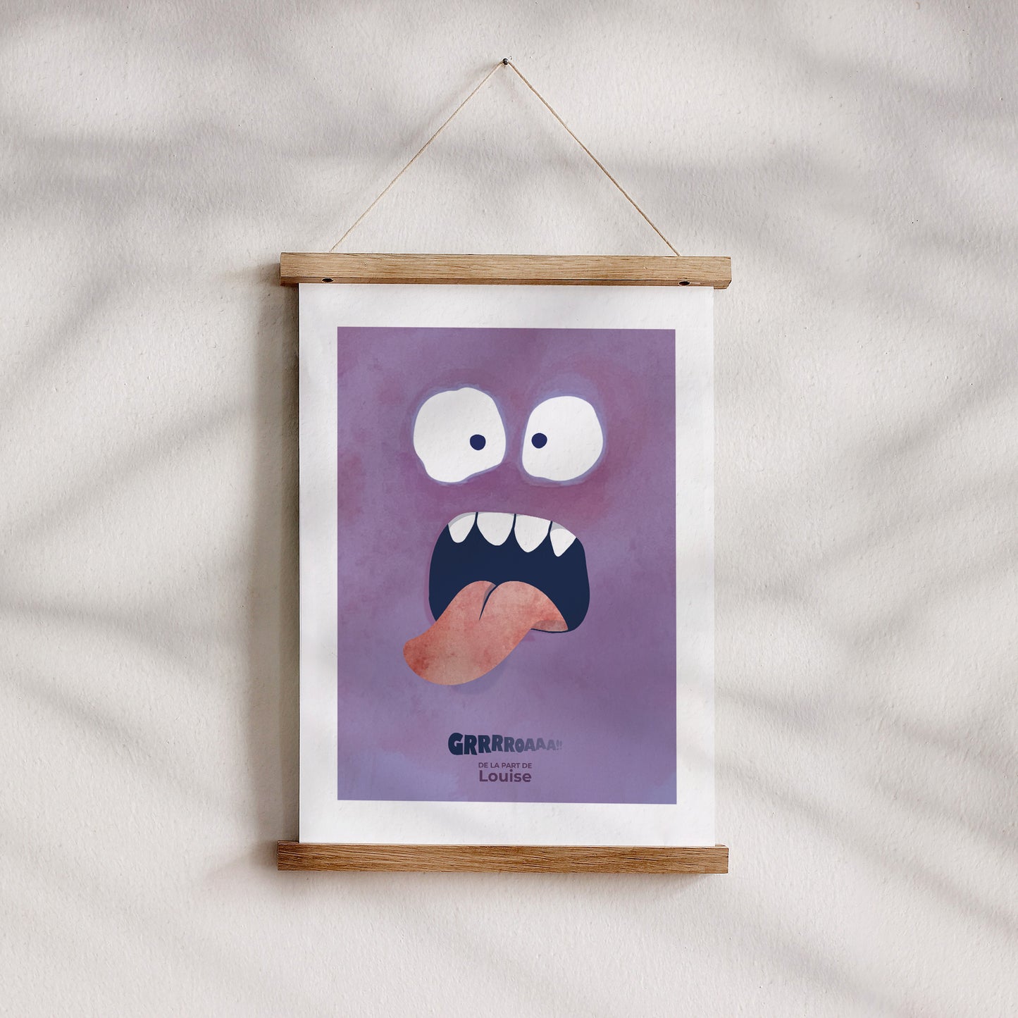 Affiche Objets Portrait Monstre violet photo N° 4