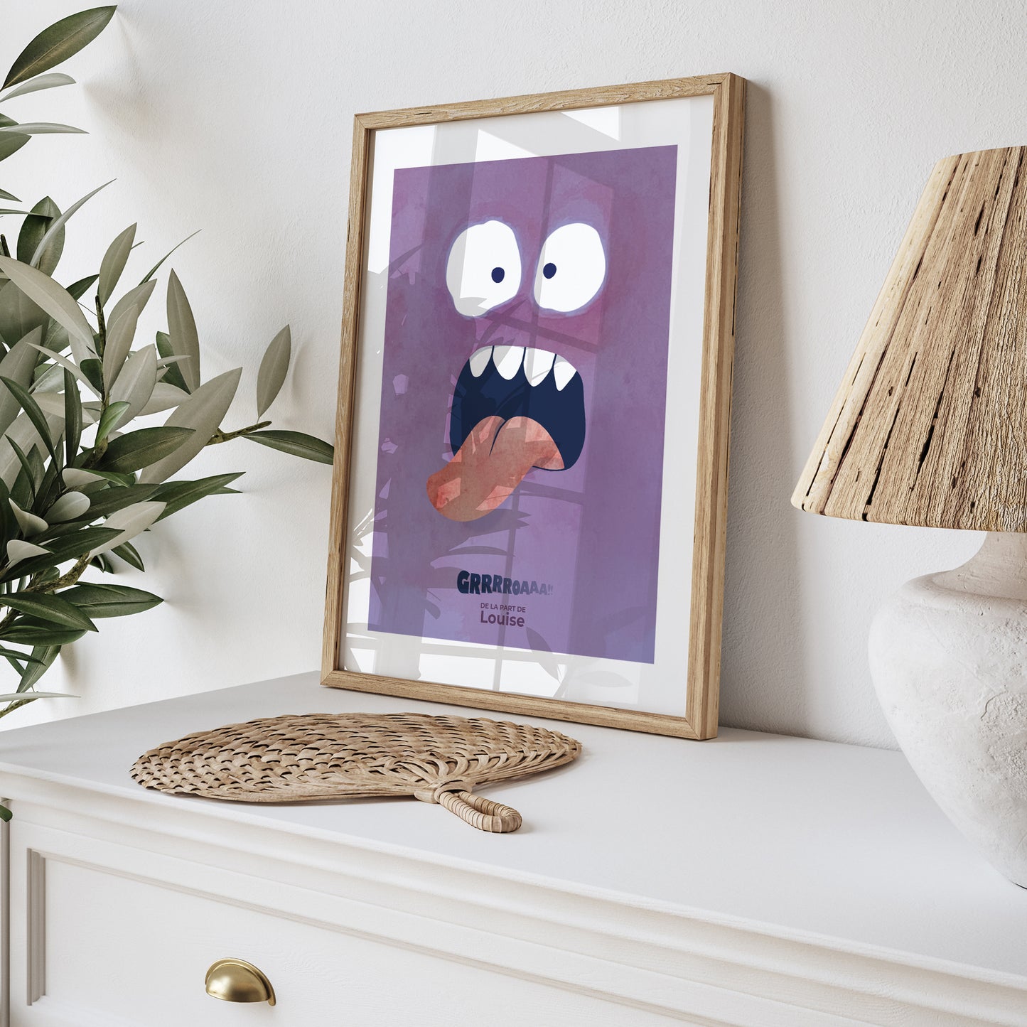 Affiche Objets Portrait Monstre violet photo N° 5