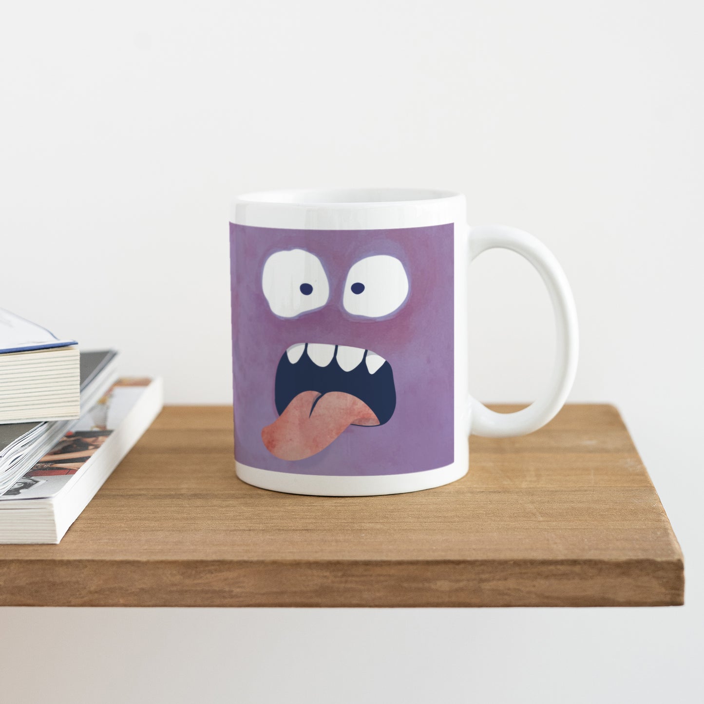 Mug Objets Blanc Monstre violet photo N° 4