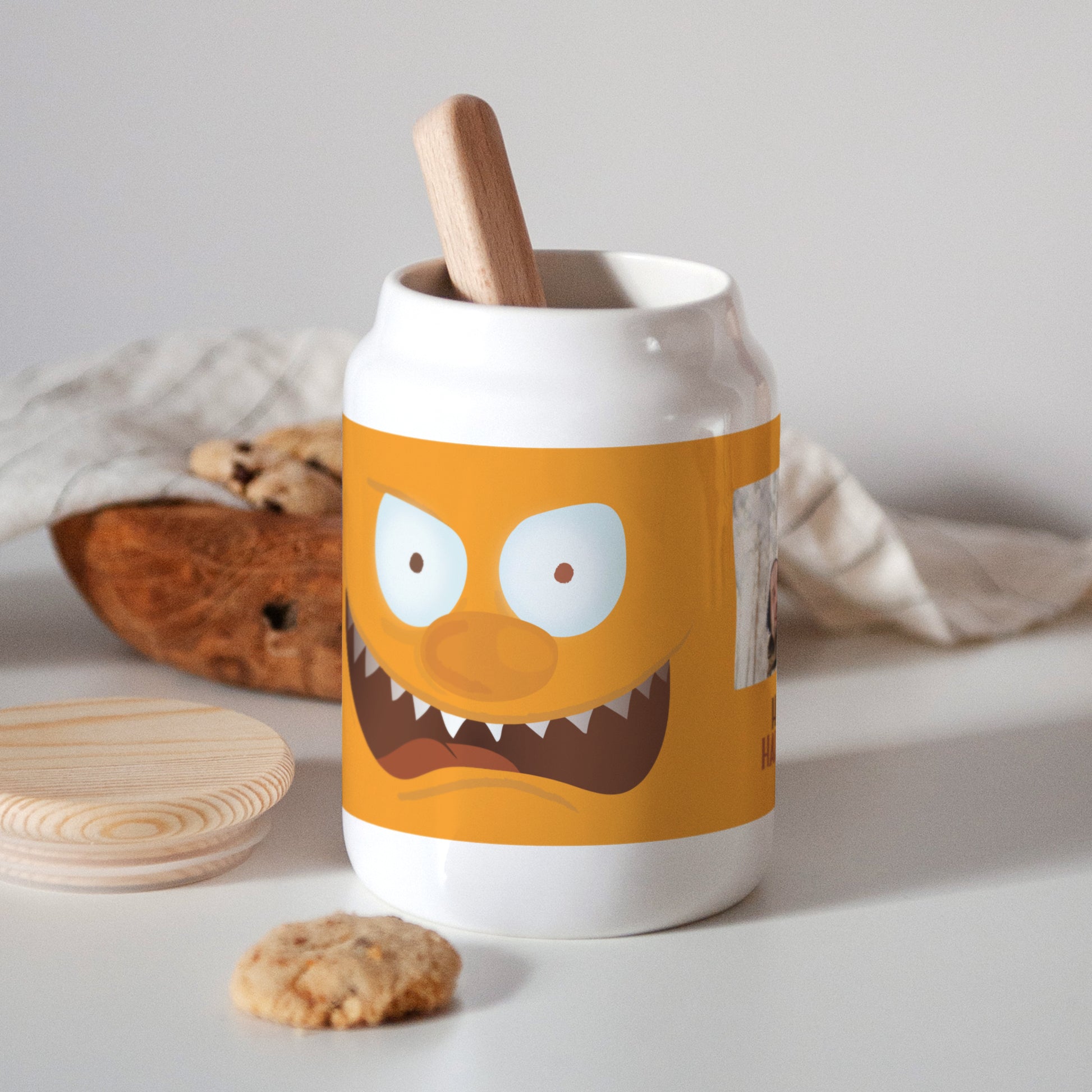 Pot en céramique Objets 65 cl Monstre orange photo N° 3