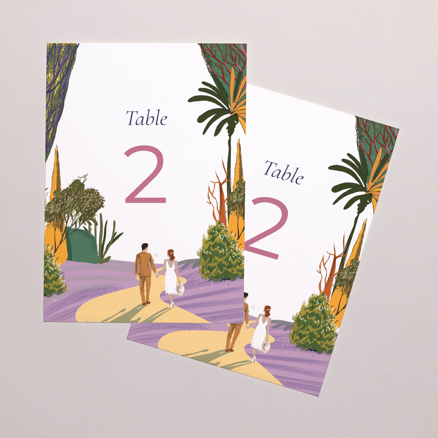 Marque table Mariage Rectangle Flâneurs photo N° 2