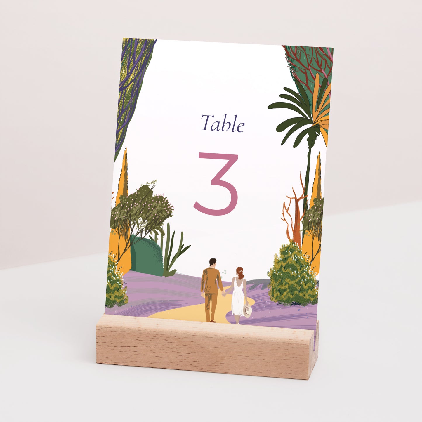 Marque table Mariage Rectangle Flâneurs photo N° 3