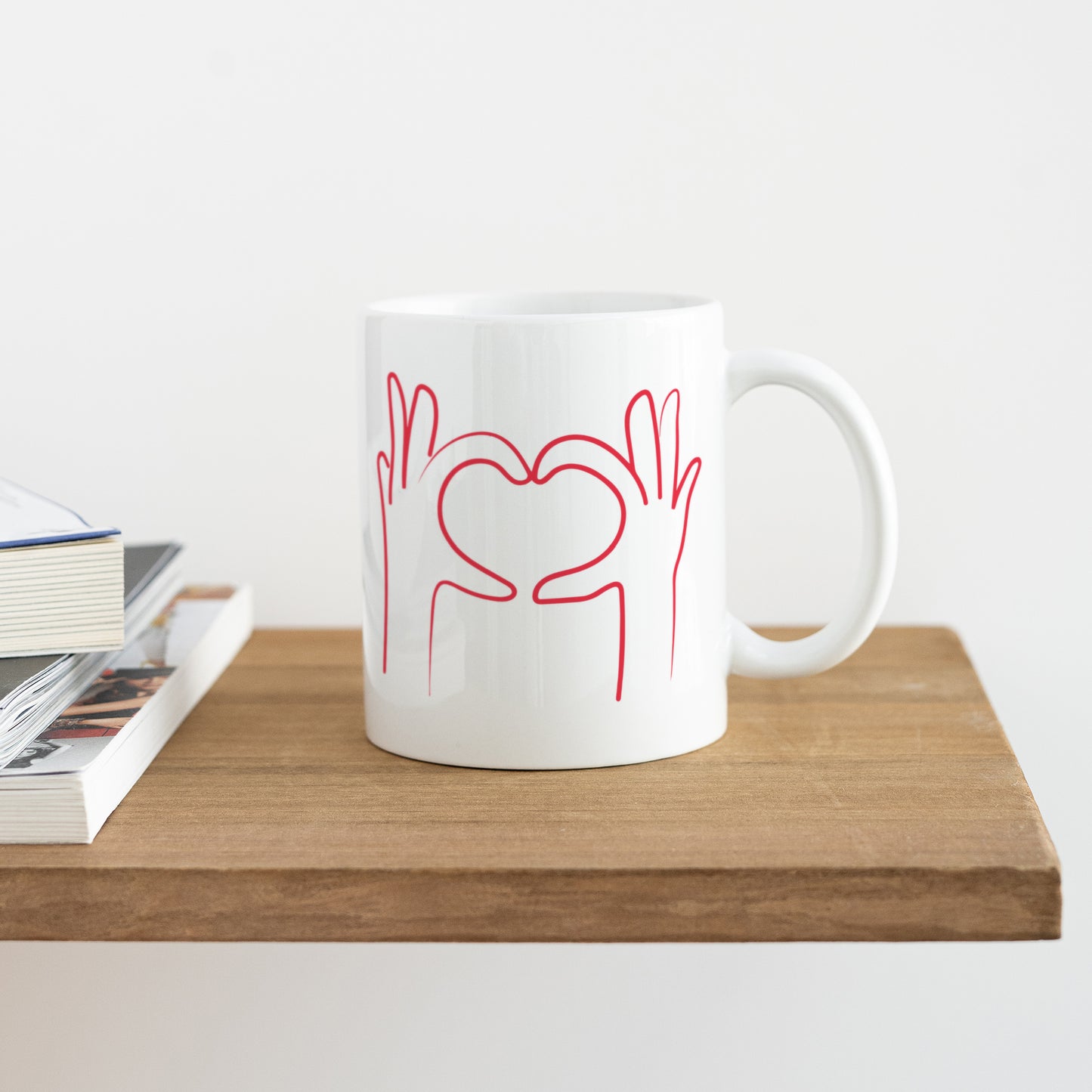 Mug Objets Blanc Hands of love photo N° 4