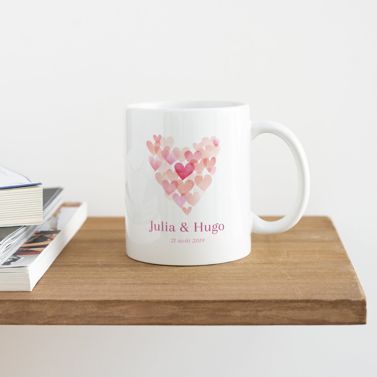 Mug Objets Blanc Que du love II photo N° 4