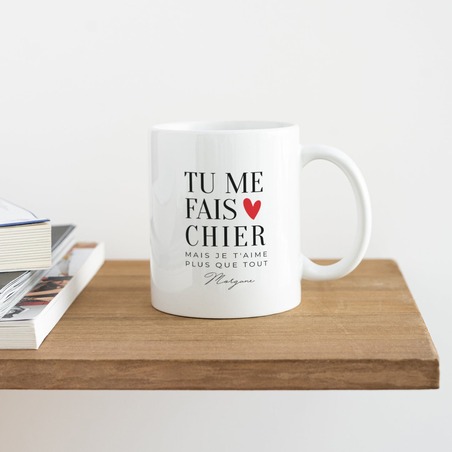 Mug Objets Blanc Tu me fais... photo N° 4