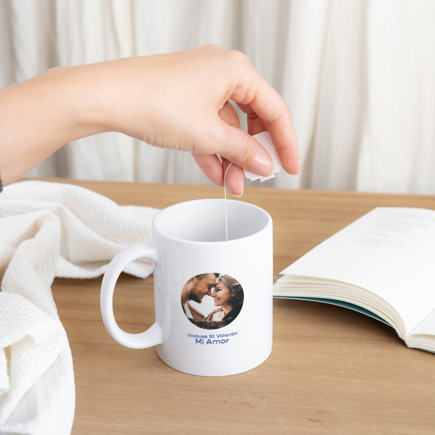 Mug Objets Blanc je t'aime III photo N° 3