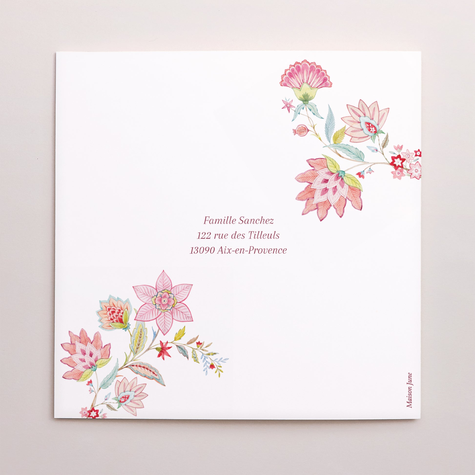 Faire-part Naissance Carré double volet Kamae photo N° 3