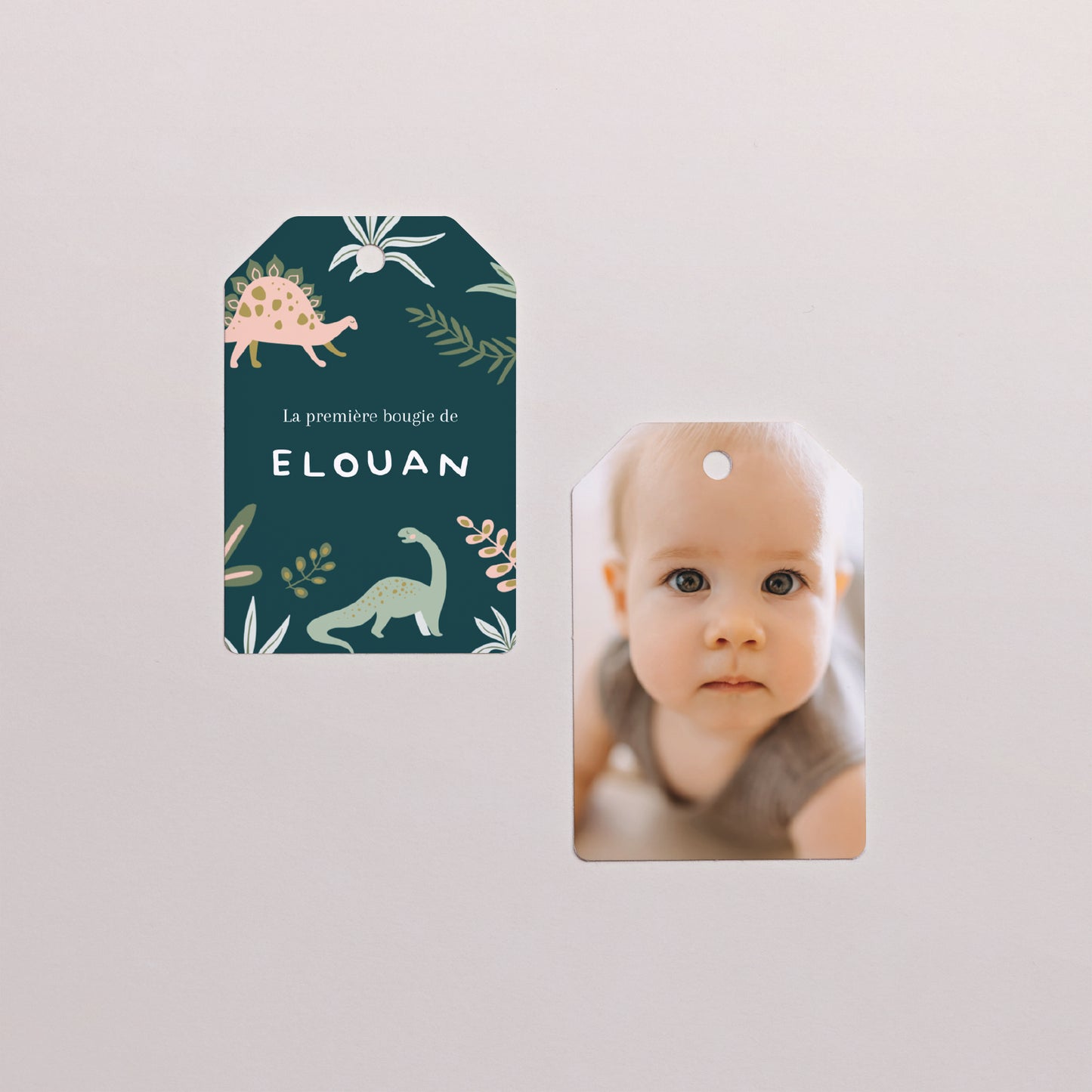 Boîte à bonbons Anniversaire Enfant boule avec étiquette fanion Dinomania photo N° 4