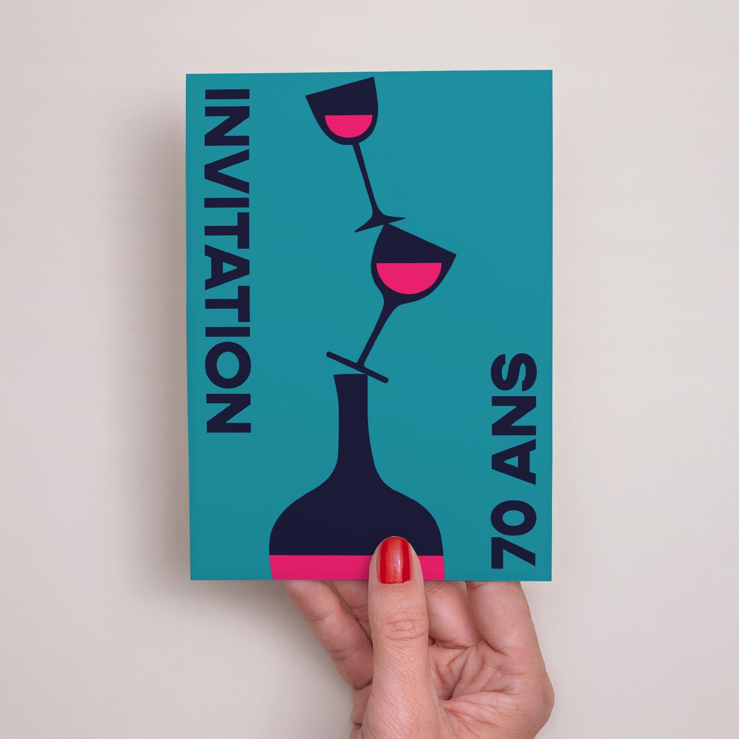 Invitations Anniversaire Adulte Portrait A la tienne ! photo N° 2