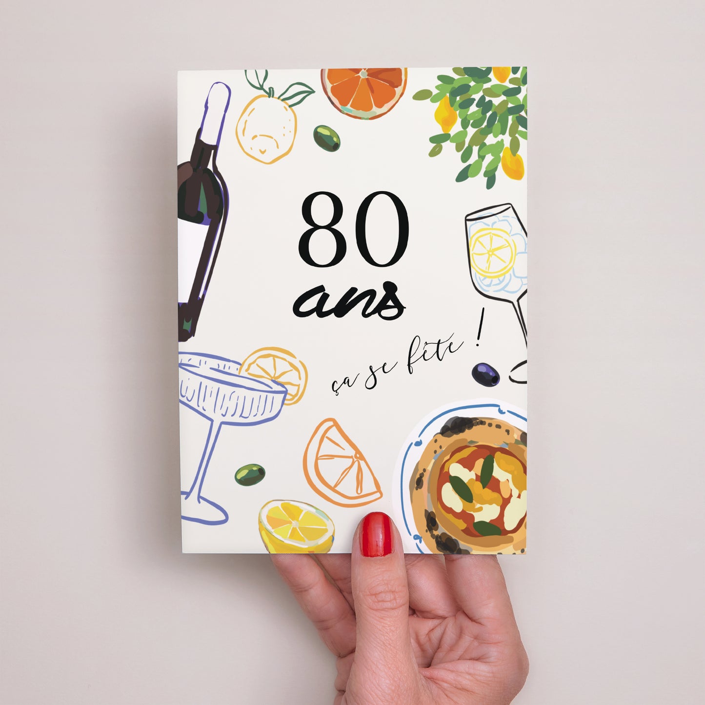 Invitations Anniversaire Adulte Portrait La Dolce Vita II photo N° 2