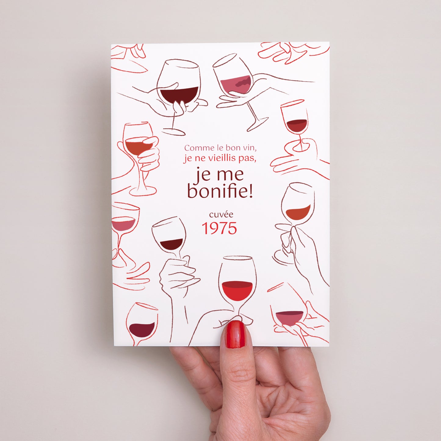 Invitations Anniversaire Adulte Portrait Trinquons ensemble photo N° 2