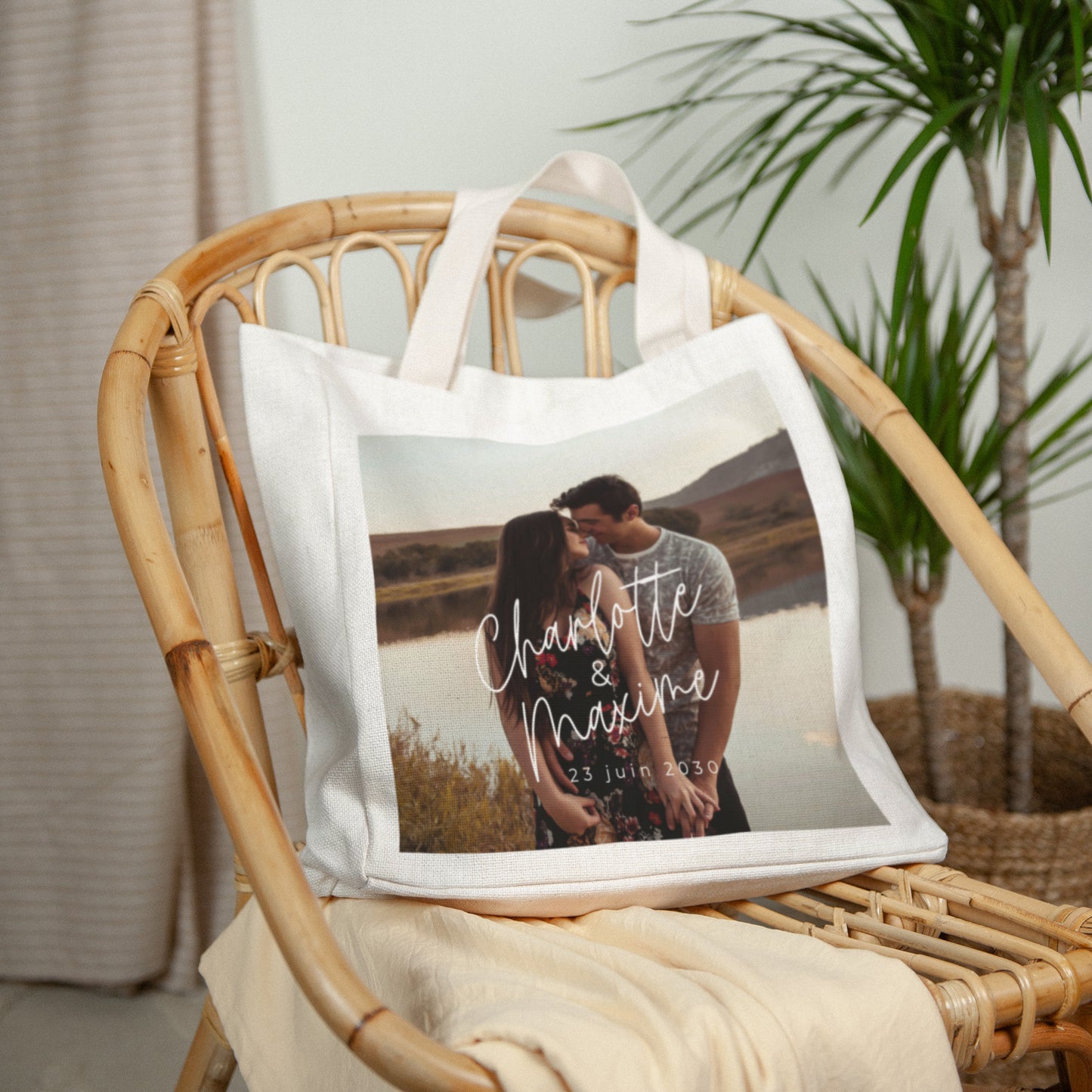 Tote bag Objets Anse en toile For ever photo N° 2