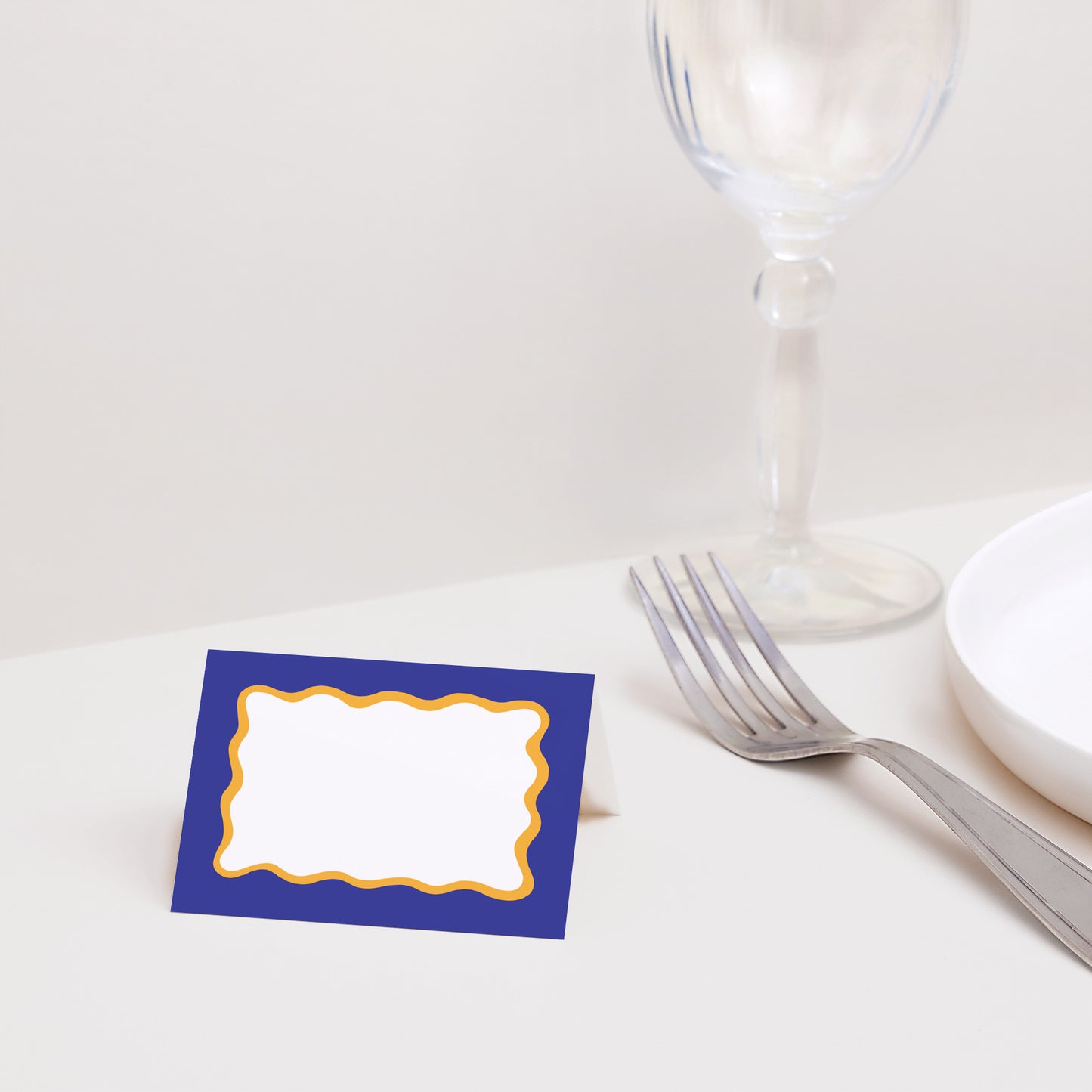 Marque-place Mariage 2 volets Comme un air d'été photo N° 2