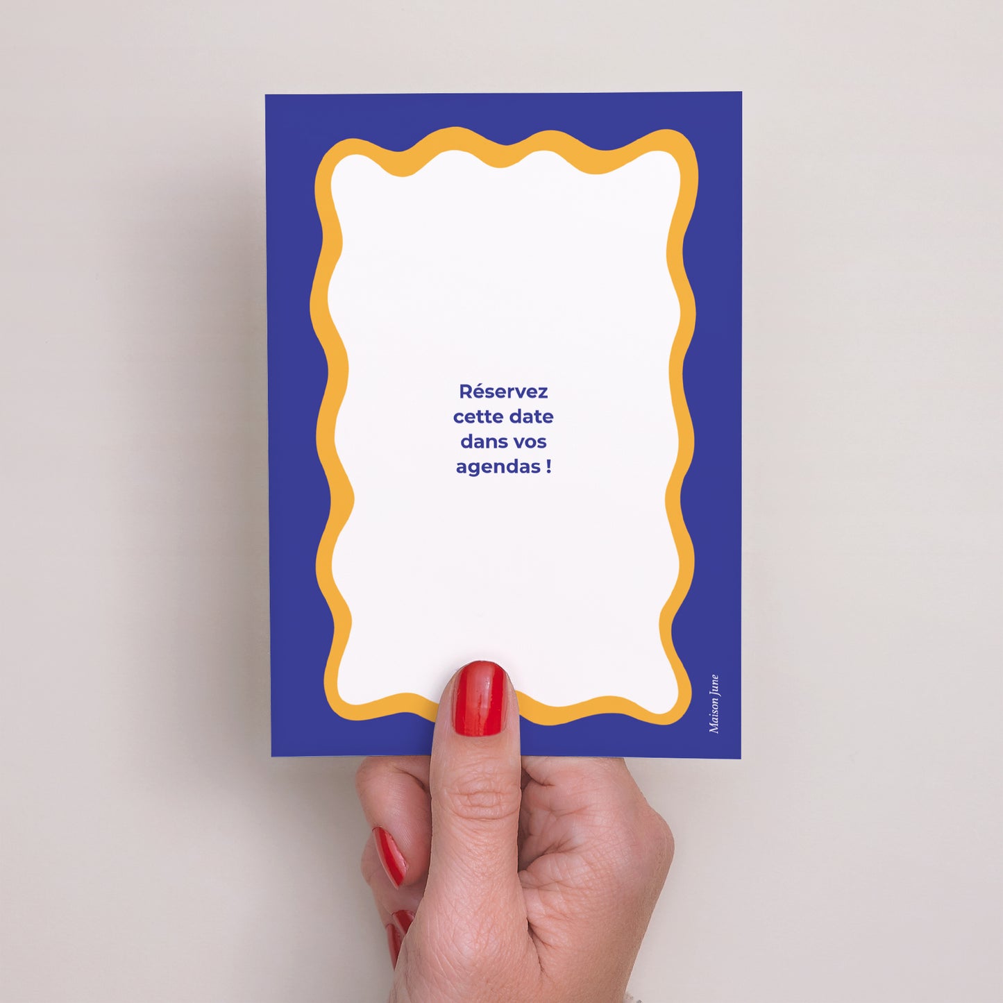 Save the date Mariage Portrait Comme un air d'été photo N° 3