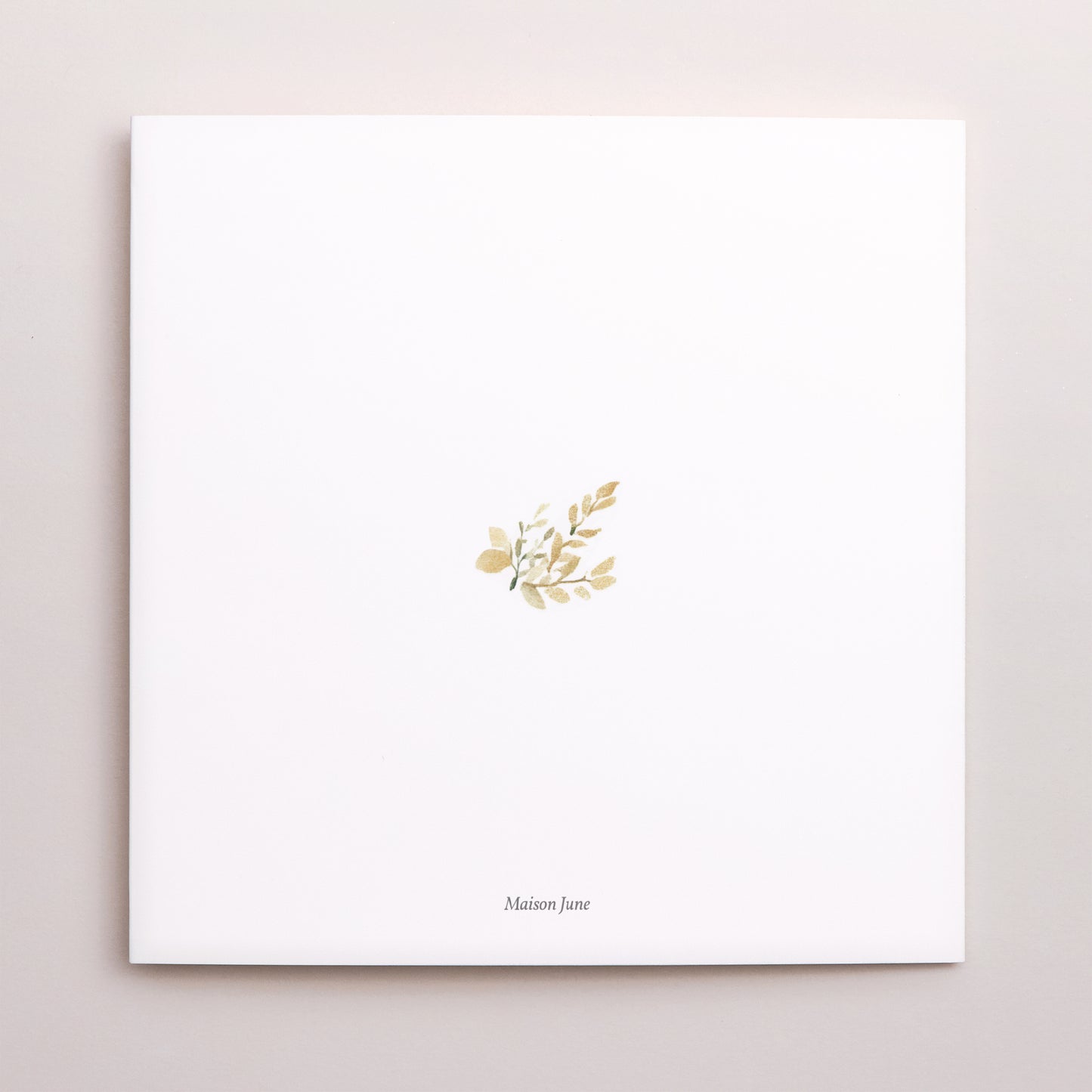 Remerciements Baptême Carré double volet Jolie église photo N° 3