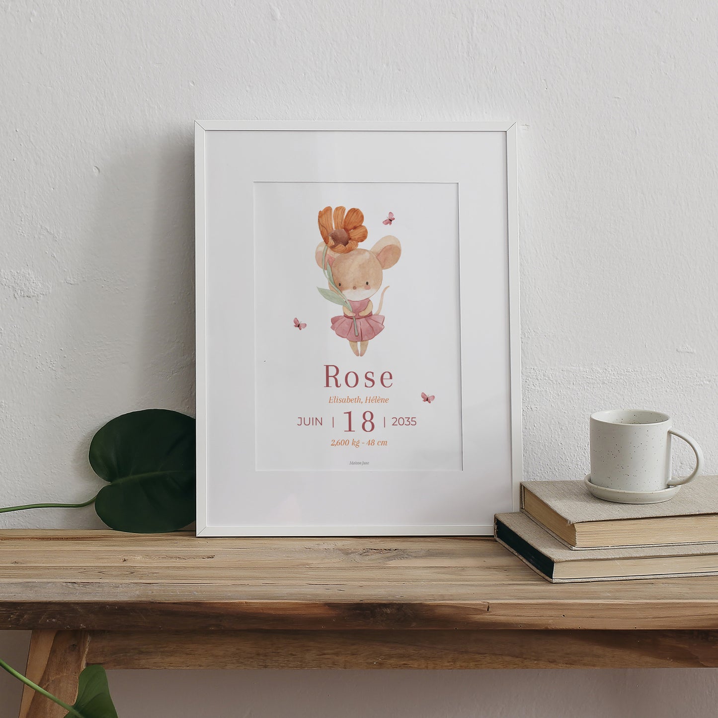 Affiche Naissance Portrait Lilli la souris photo N° 3
