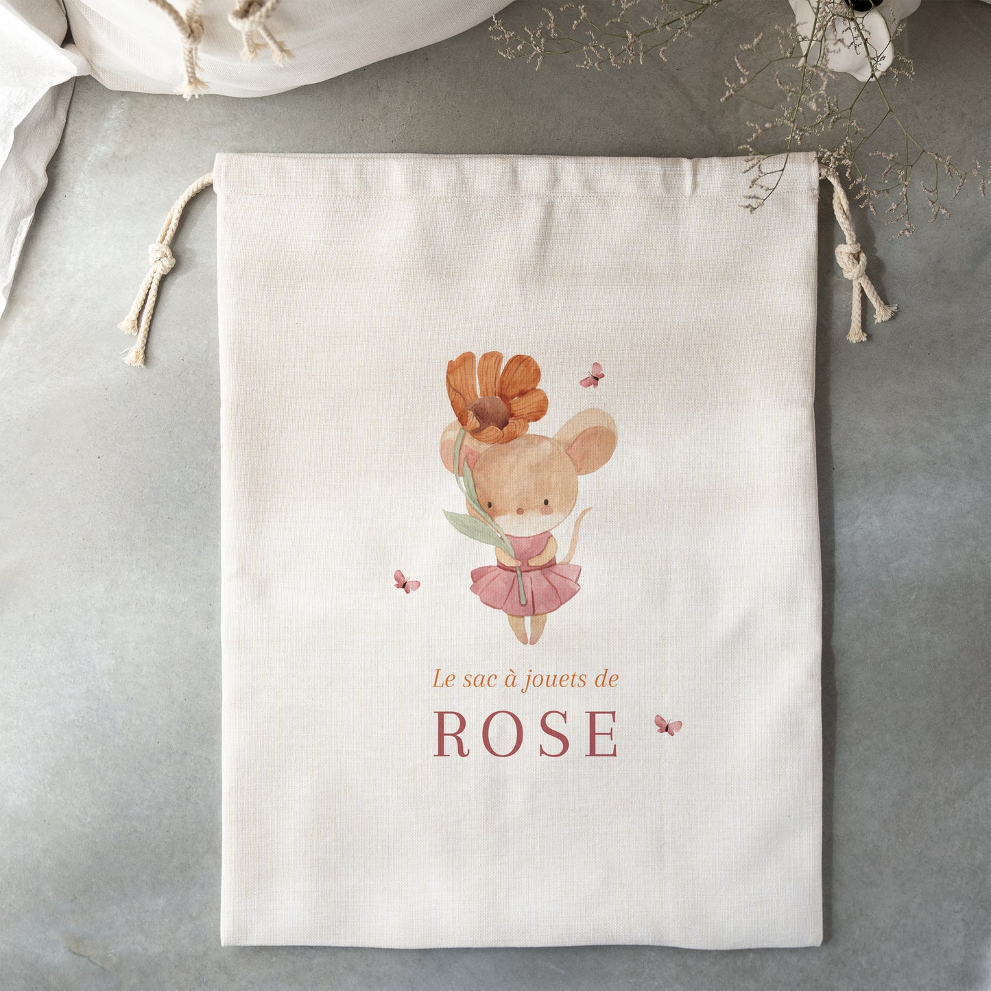 Sac de rangement Naissance Grand format Lilli la souris photo N° 2