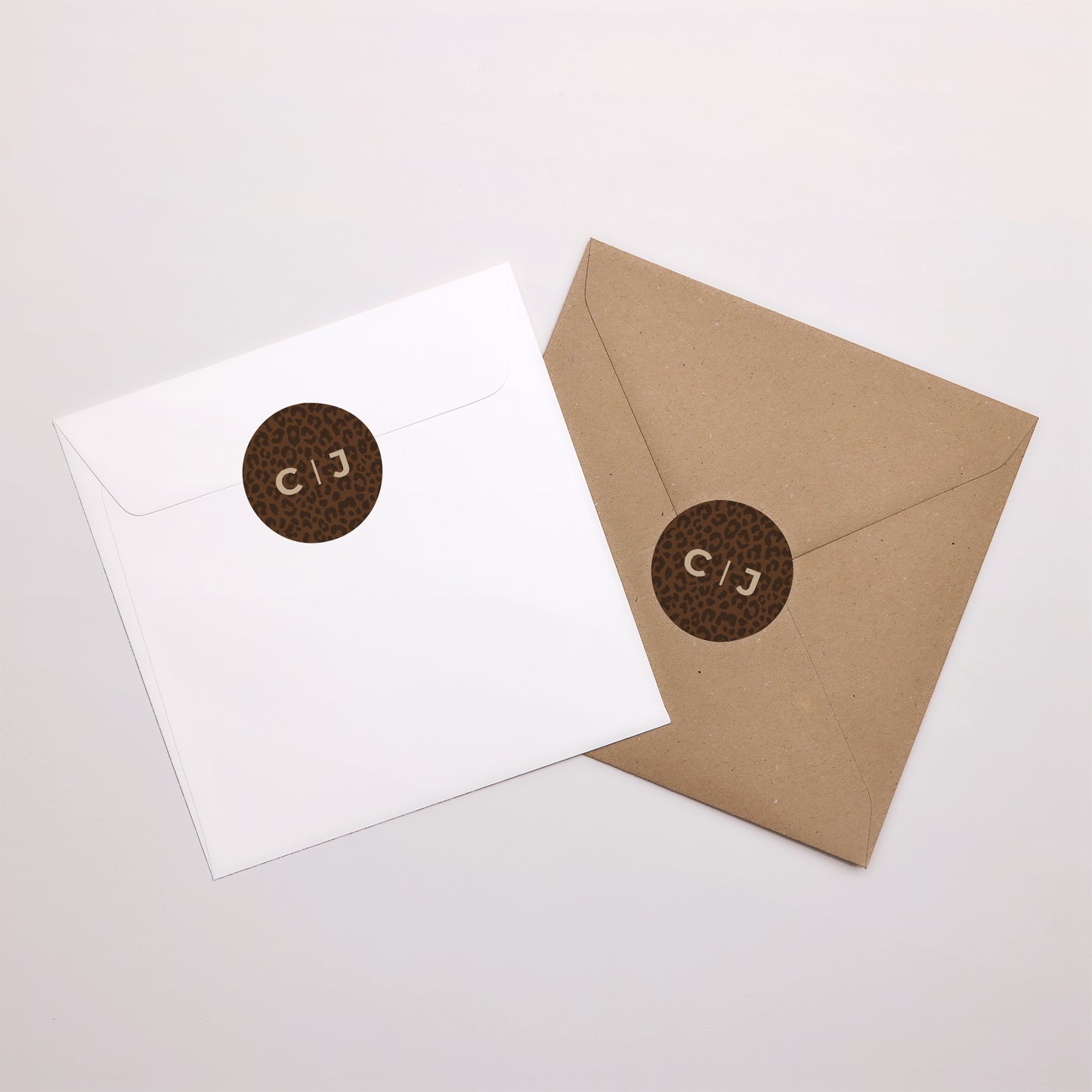 Sticker Mariage Rond Jungle Glam photo N° 3