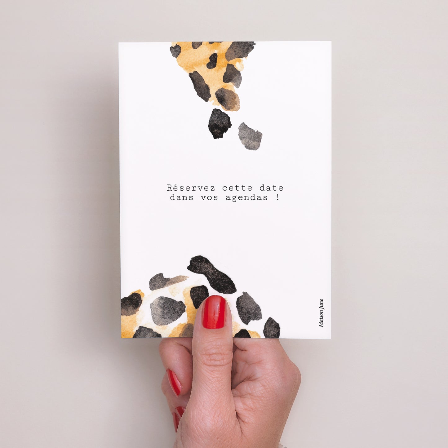 Save the date Mariage Portrait Savannah Spirit photo N° 3