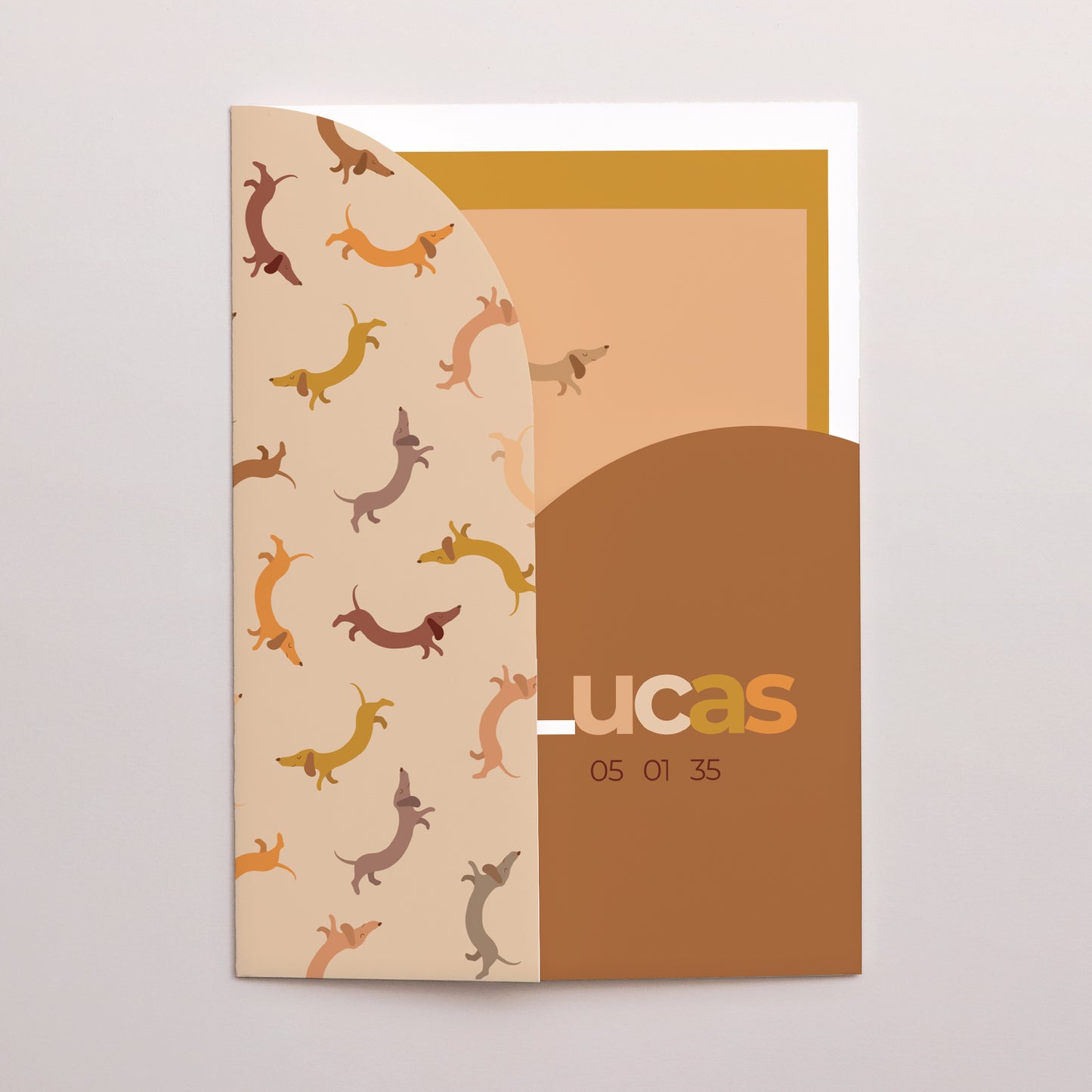 Faire-part Naissance Pochette 2 cartes Hot Dog photo N° 2