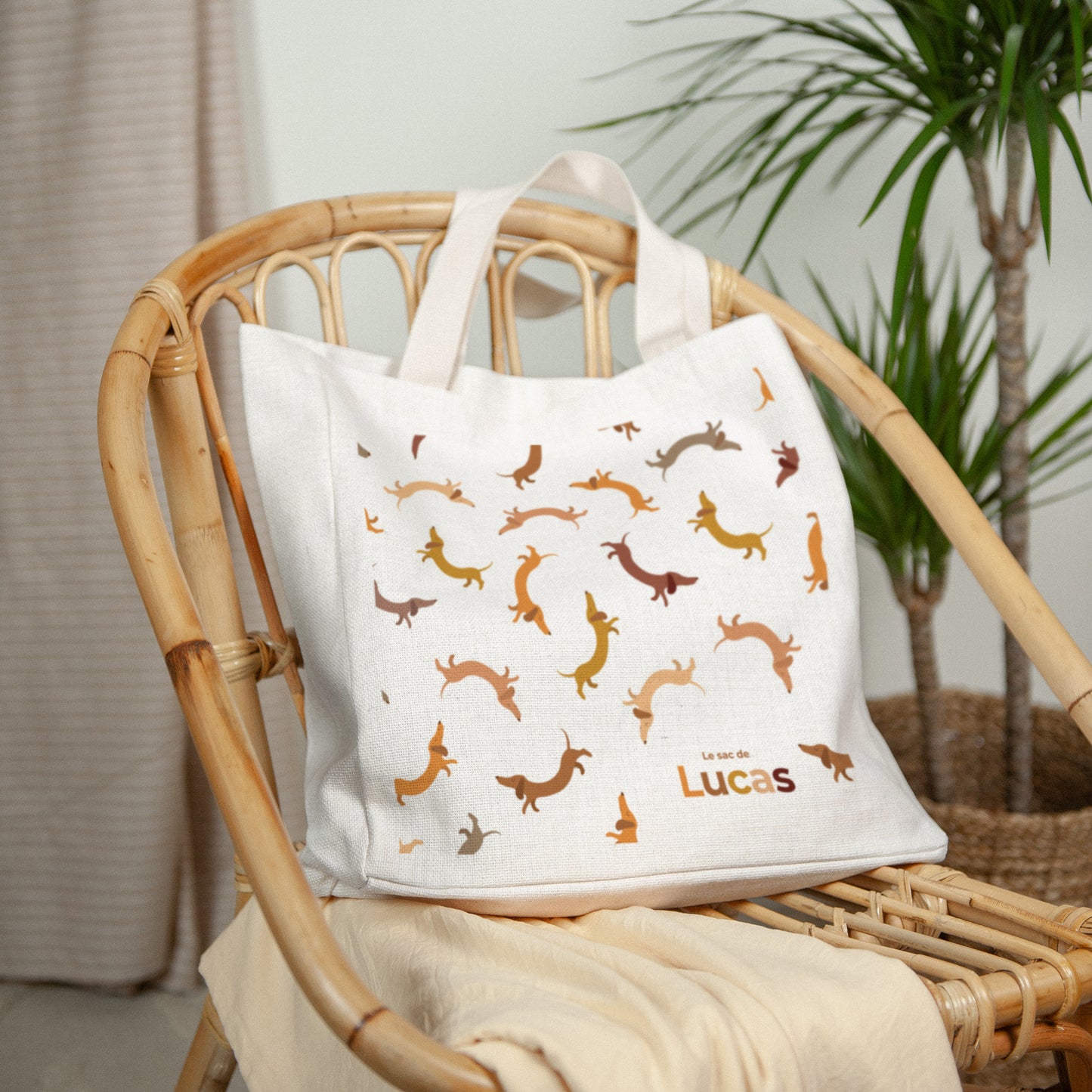 Tote bag Naissance Anse en toile Hot Dog photo N° 2